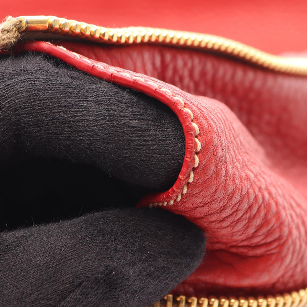 Prada Vitello Daino Side Zip Tote