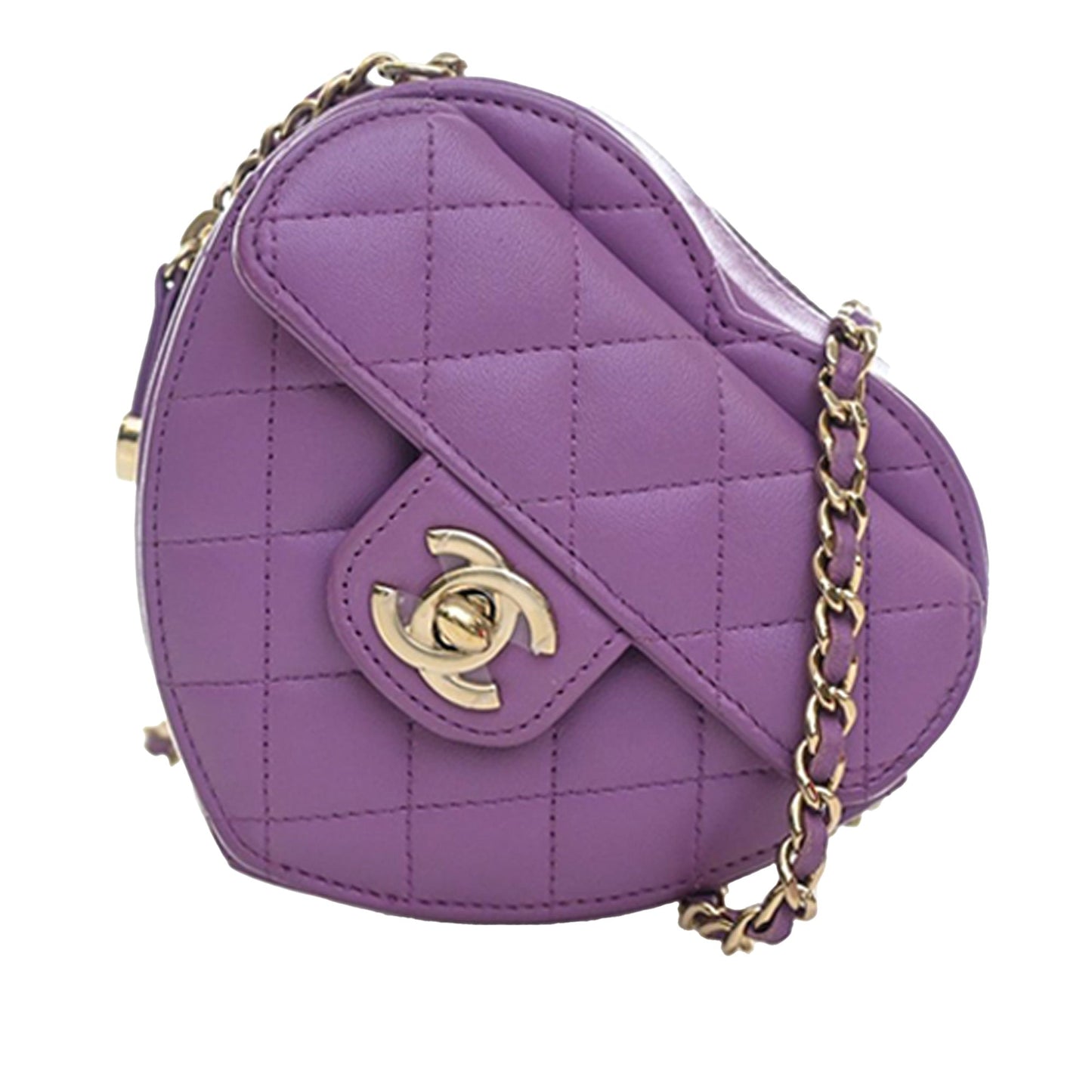 Chanel Mini Lambskin CC in Love Heart Crossbody