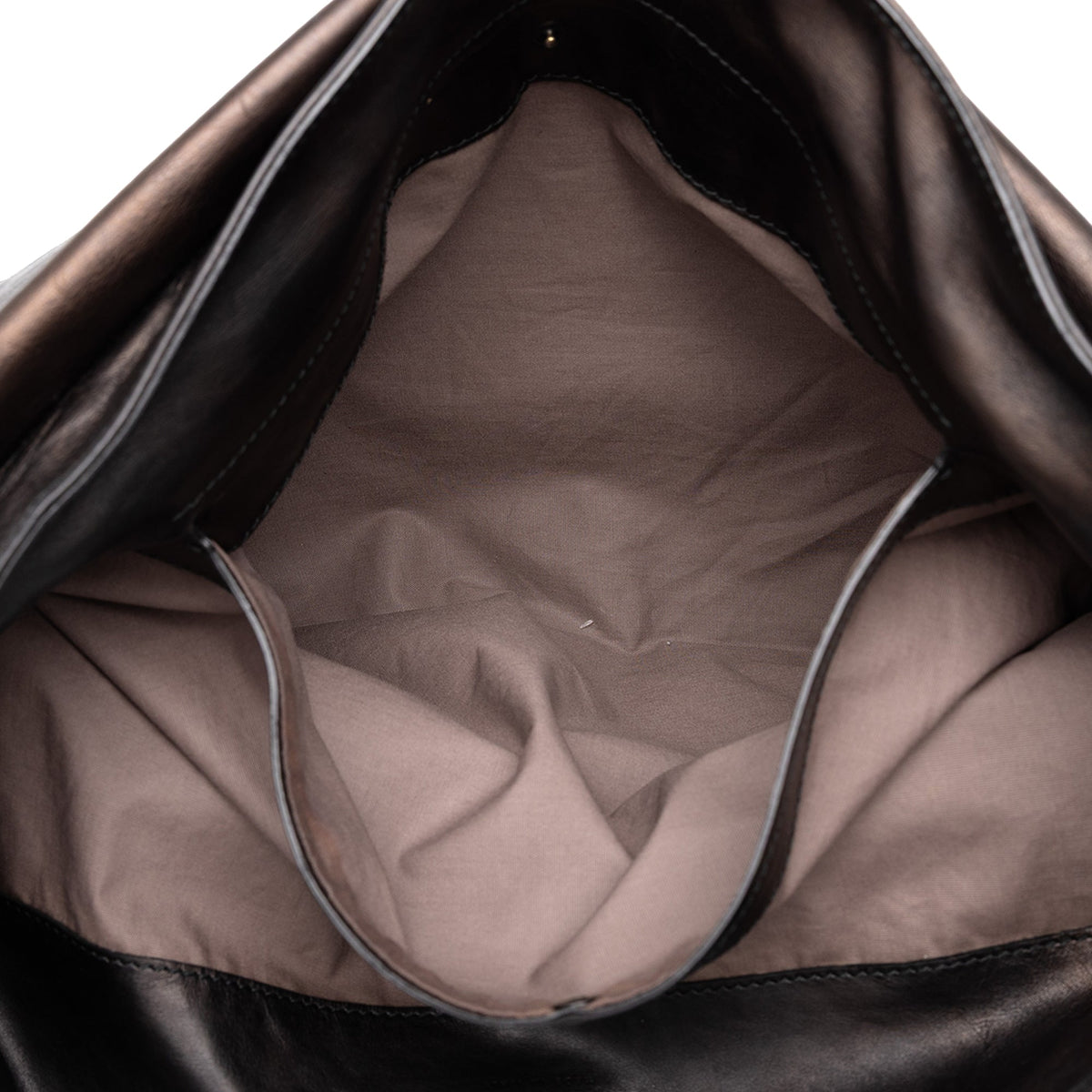 Bottega Veneta Intrecciato Trimmed Nappa Messenger Bag — Black
