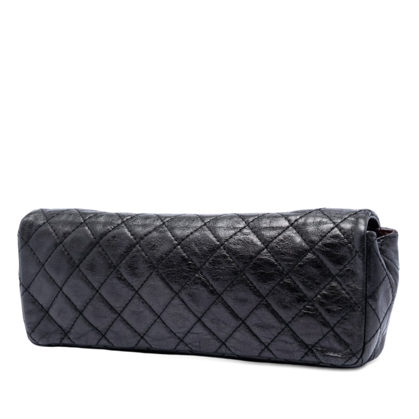 Chanel Quilted Glazed Calfskin Reissue 2.55 East West Flap