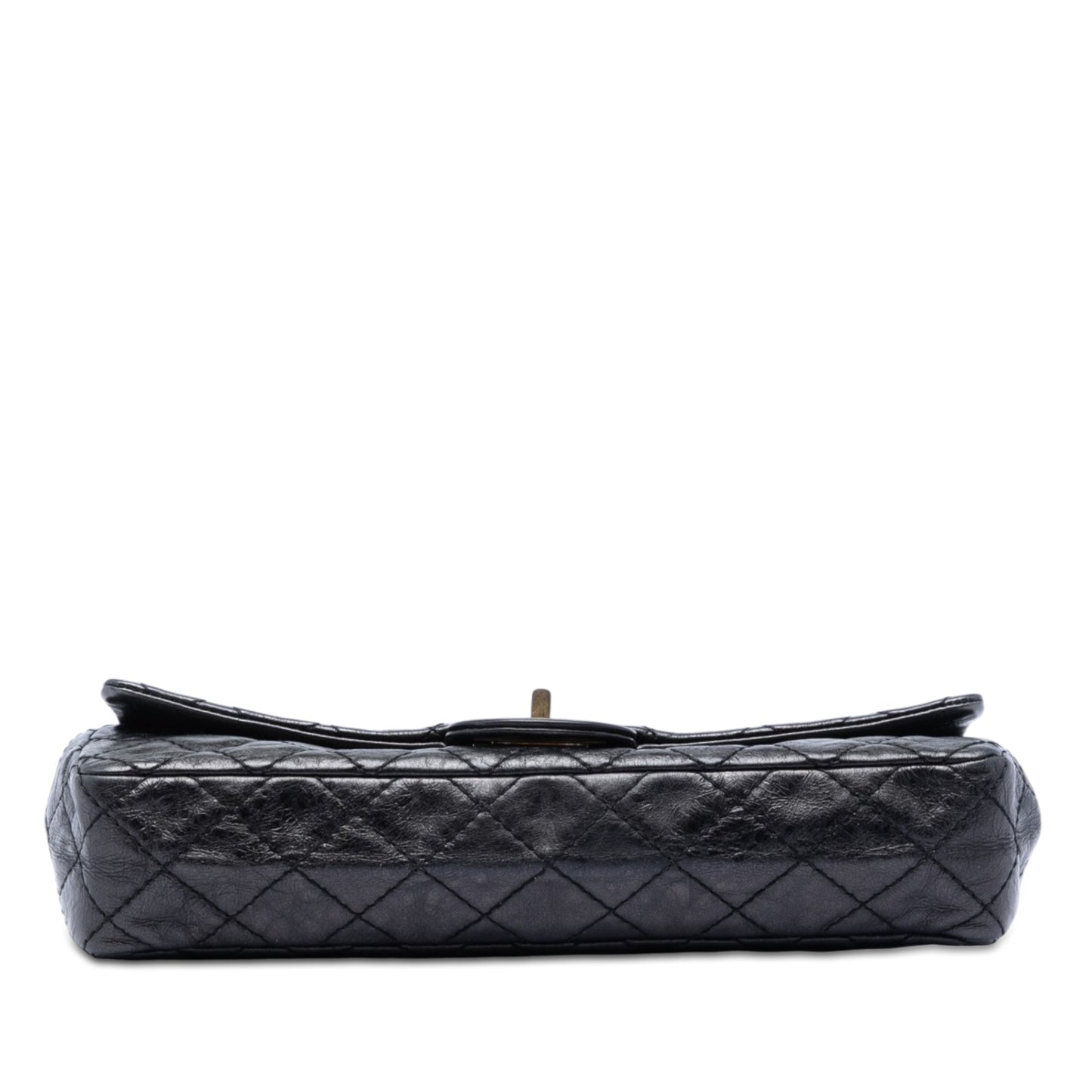 Chanel Quilted Glazed Calfskin Reissue 2.55 East West Flap