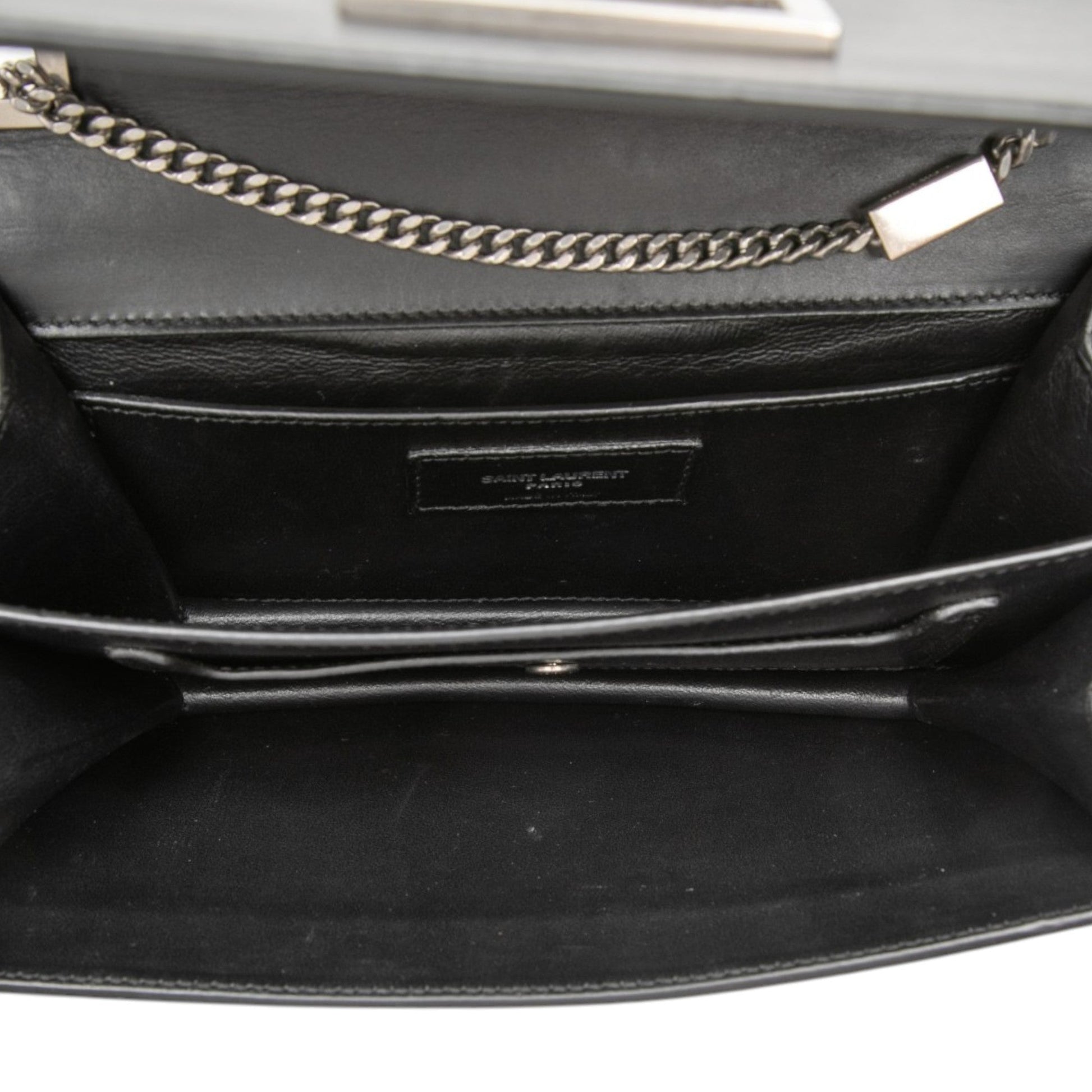 Saint Laurent Smooth Calfskin Metropolis Chain Crossbody