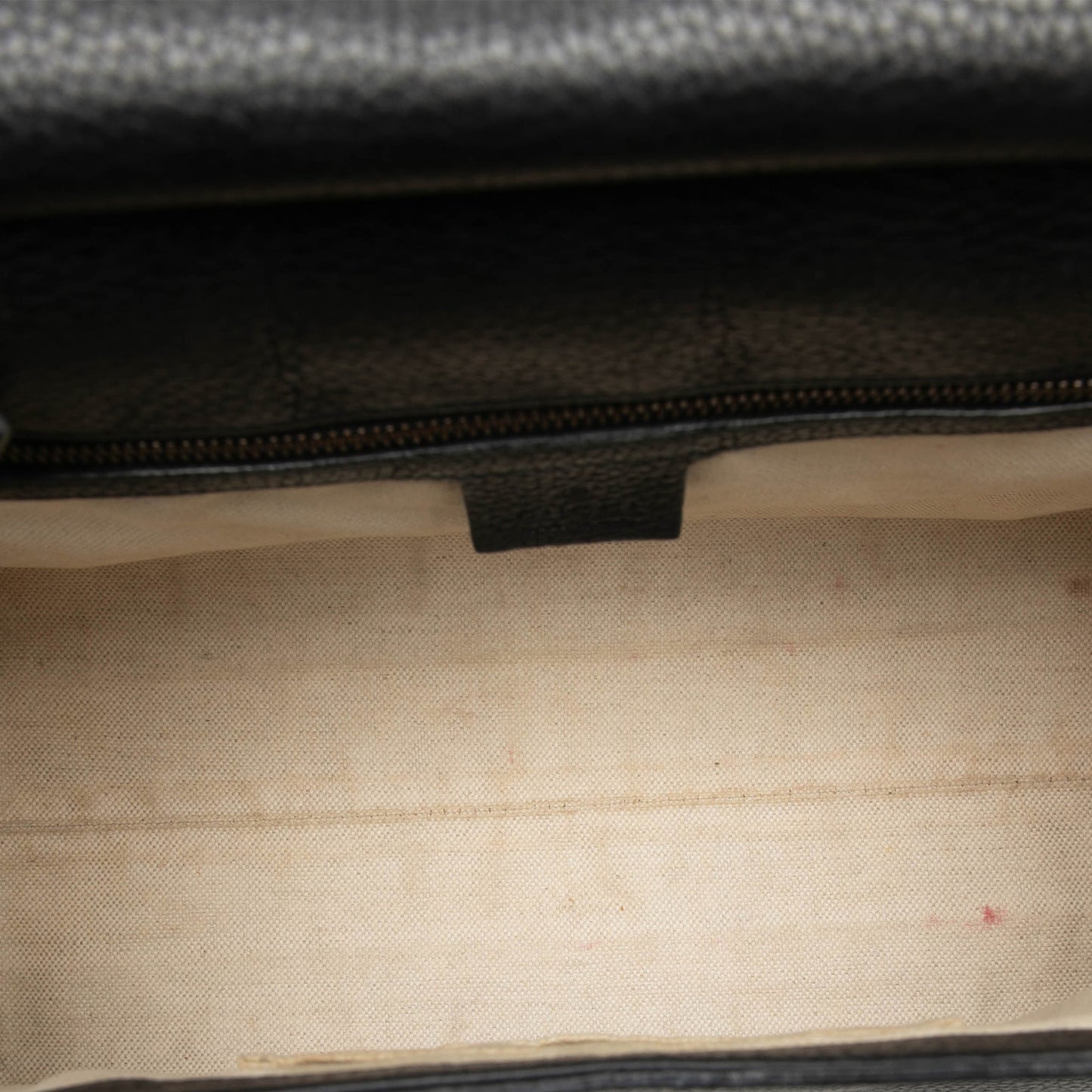 Gucci Small GG Marmont Grained Calfskin Top Handle Satchel