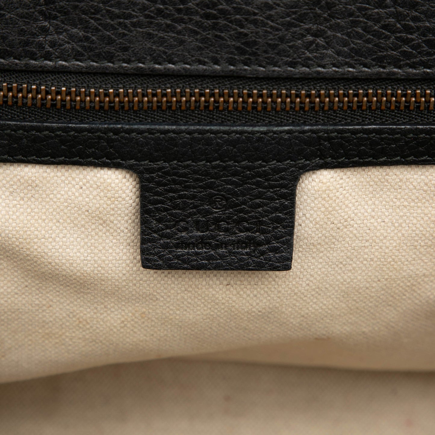 Gucci Small GG Marmont Grained Calfskin Top Handle Satchel