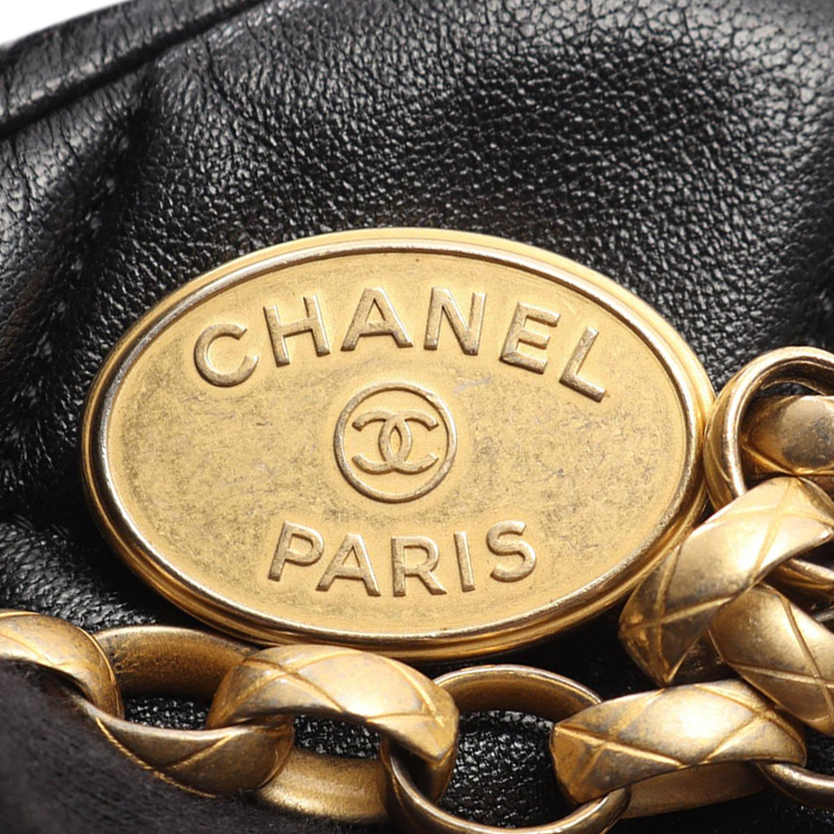 Chanel Mini Quilted Lambskin Single Flap — Black