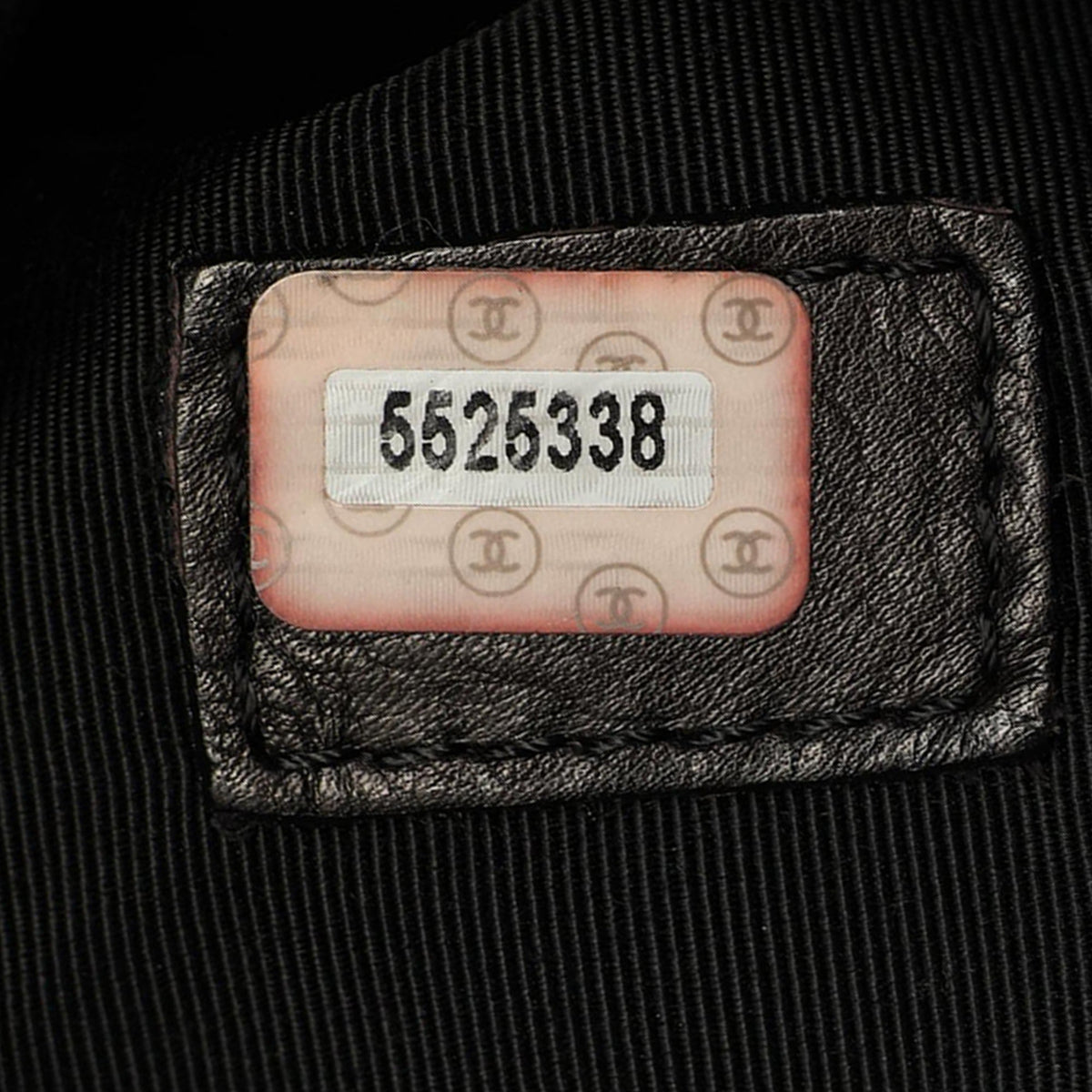 Chanel CC Grained Calfskin Crossbody — Black