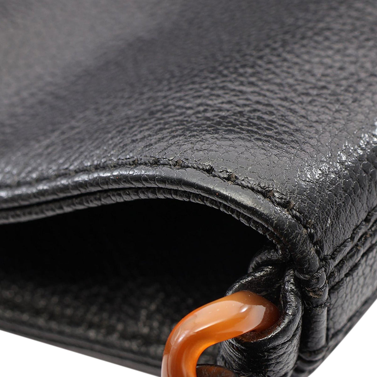 Chanel CC Grained Calfskin Crossbody — Black