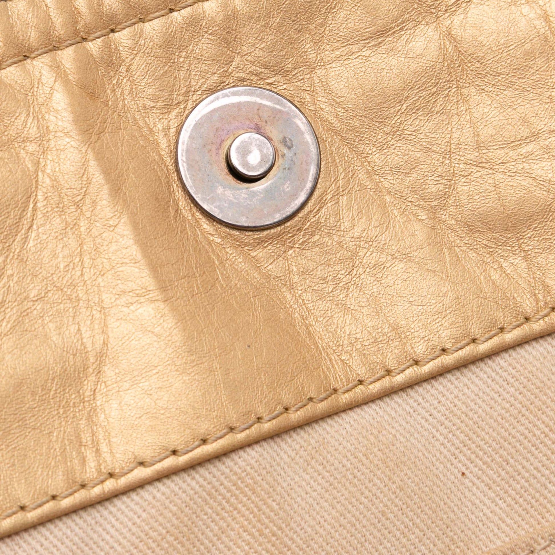 Chanel Distressed Calfskin Shopping In Moscow Tote