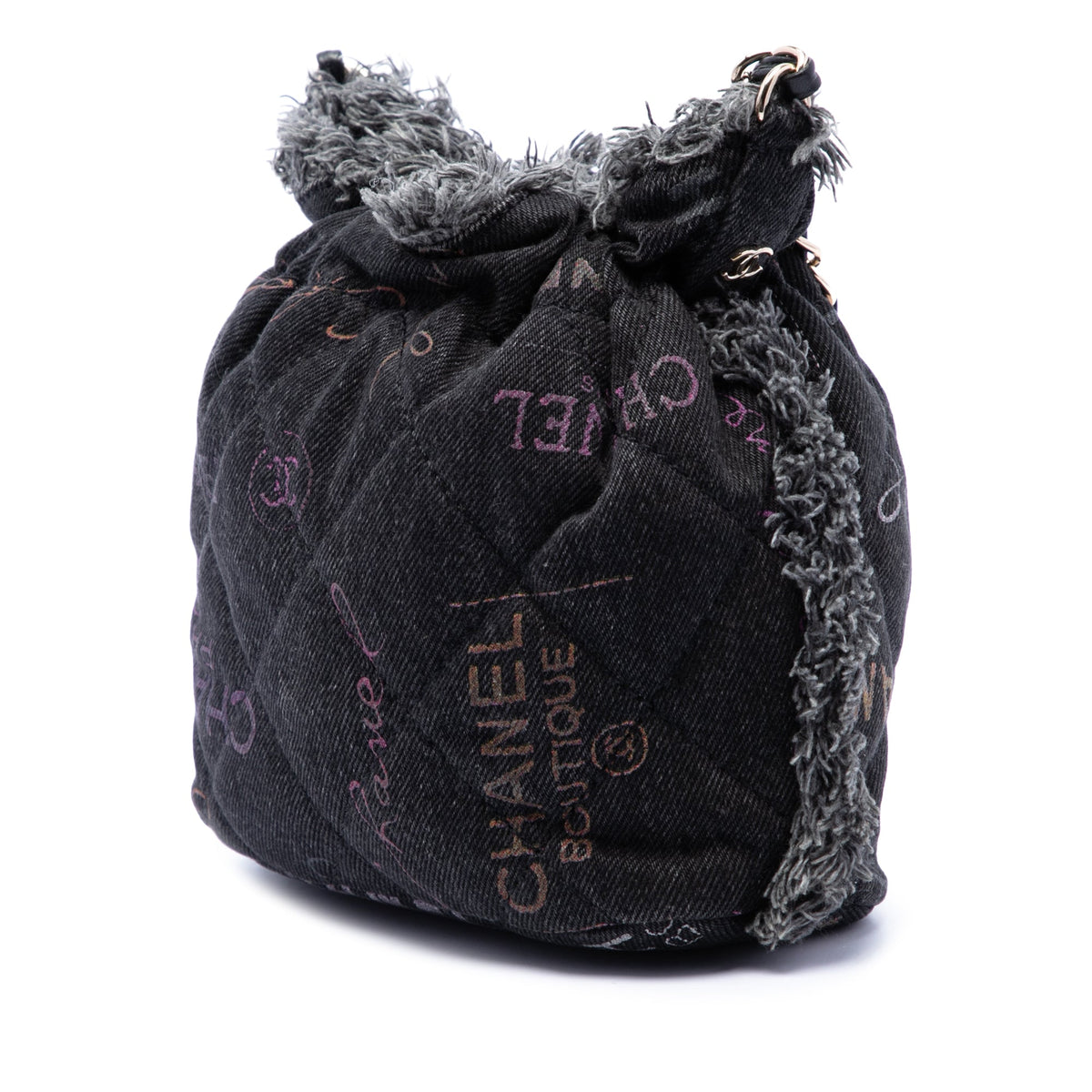 Chanel Small Denim Mood Bucket with Chain