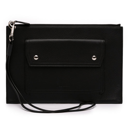 Burberry Leather Oscar Zip Pouch