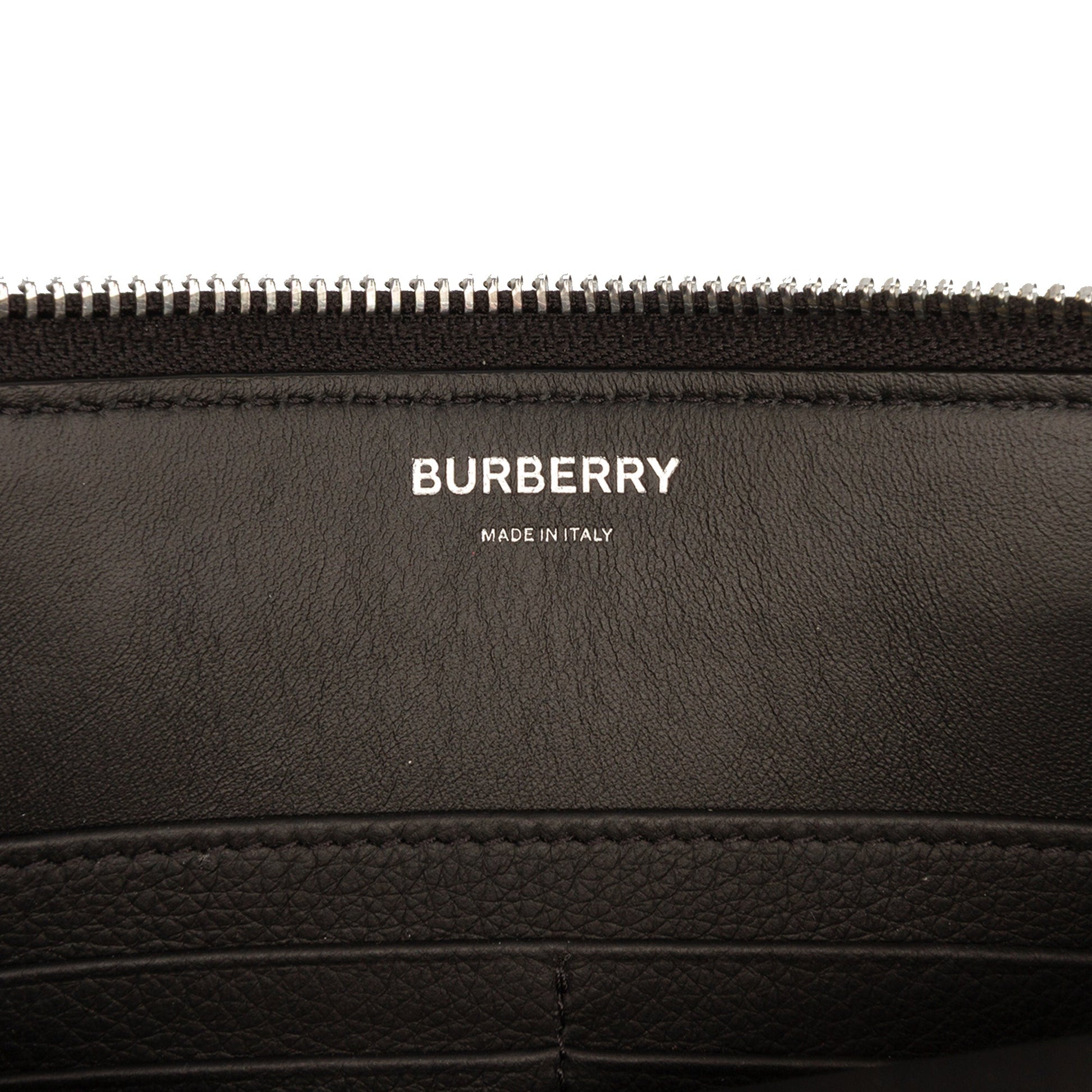 Burberry Leather Oscar Zip Pouch