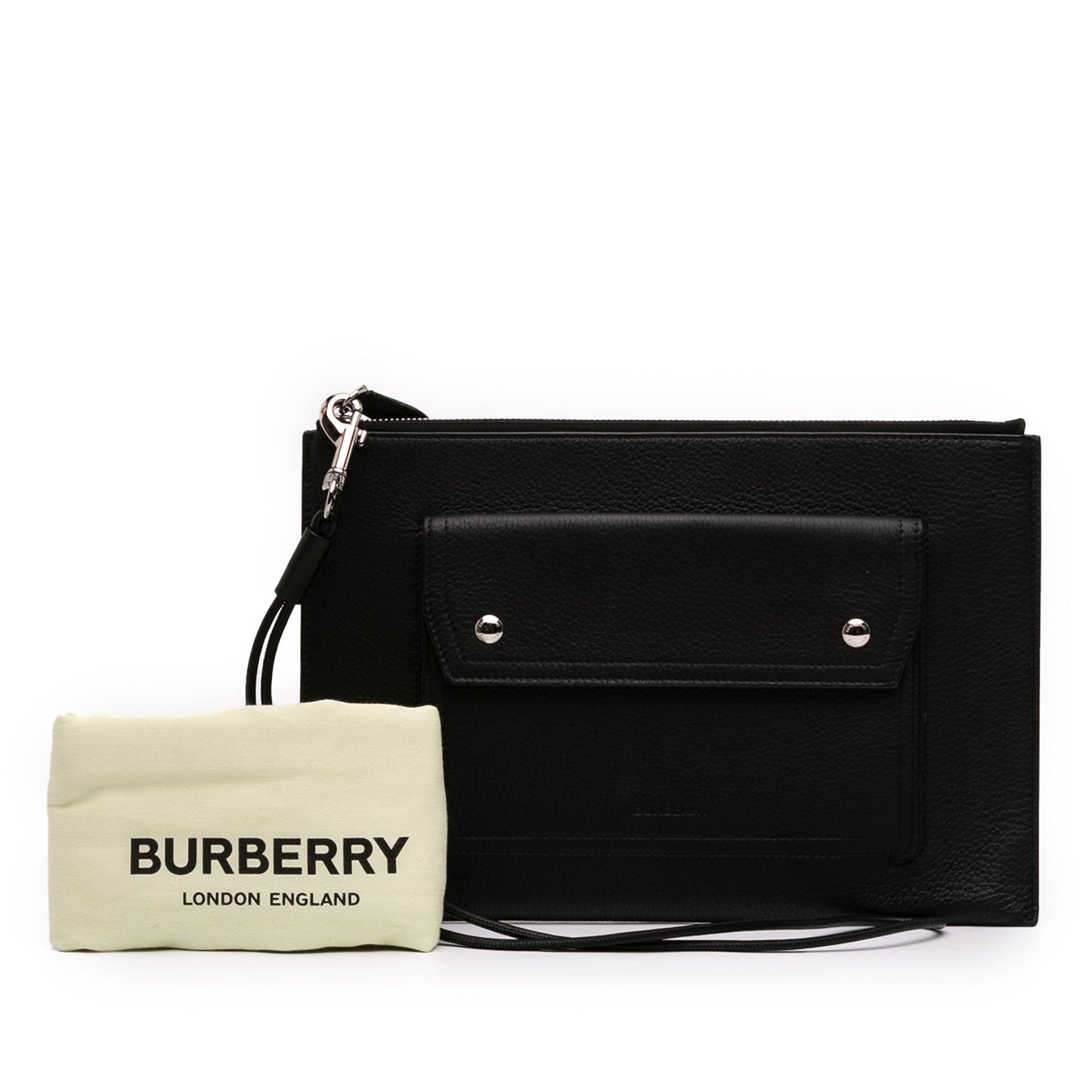 Burberry Leather Oscar Zip Pouch