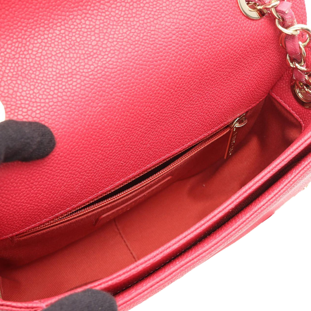 Chanel Small Caviar Paris Cuba Thread Around Flap — Pink