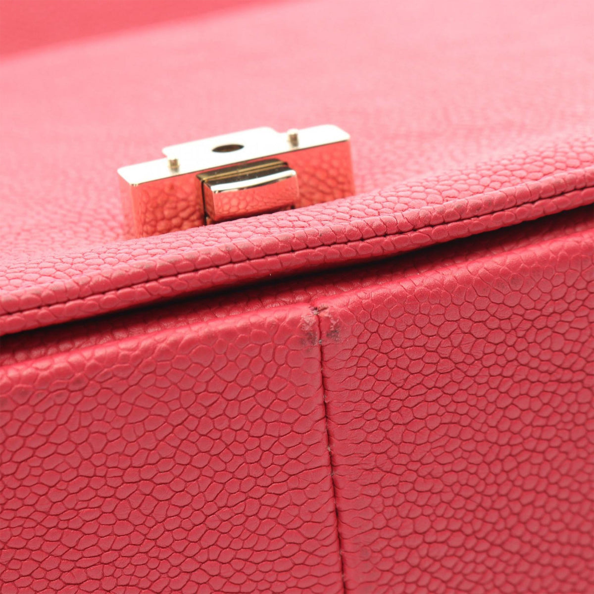 Chanel Small Caviar Paris Cuba Thread Around Flap — Pink