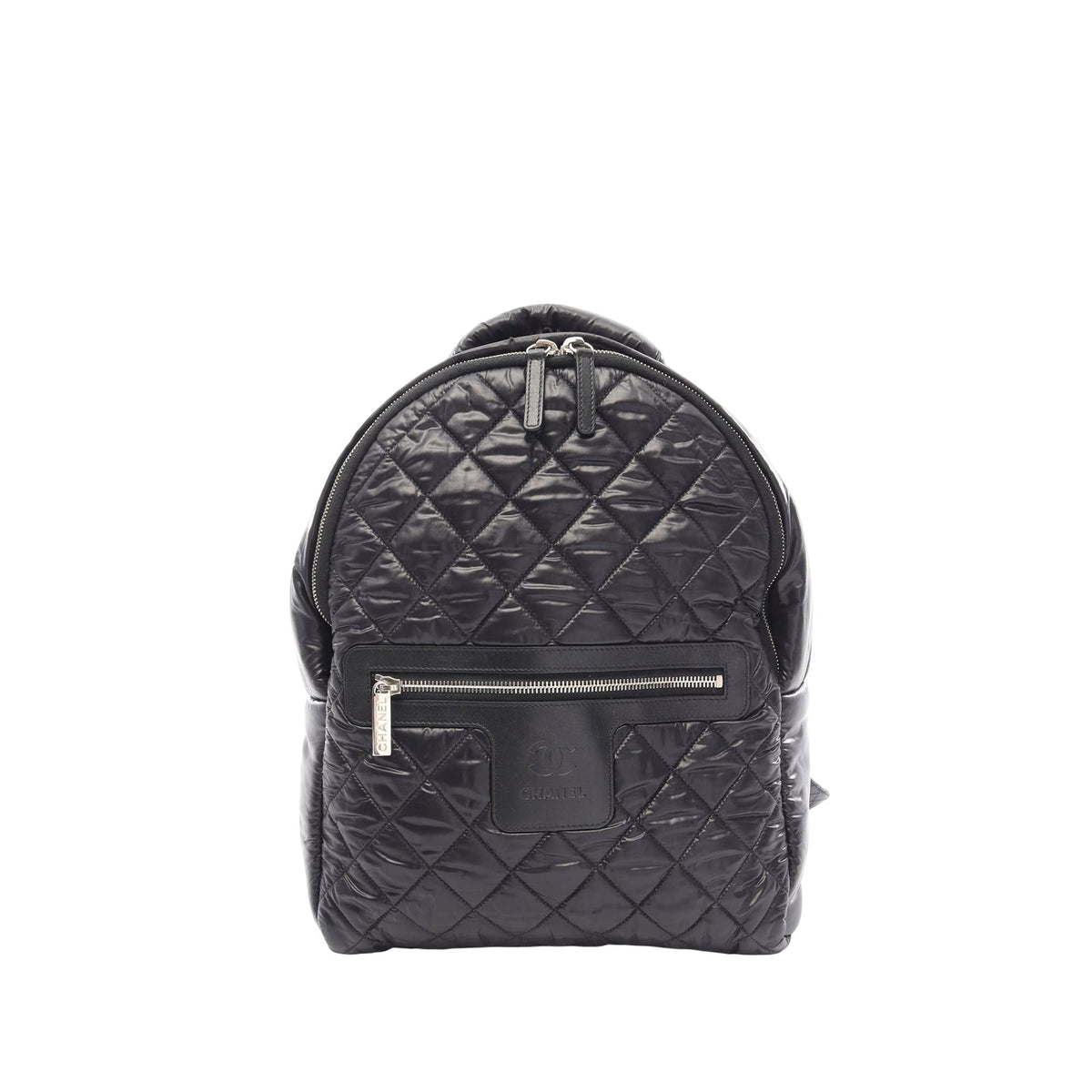 Chanel Quilted Nylon Coco Cocoon Backpack — Black