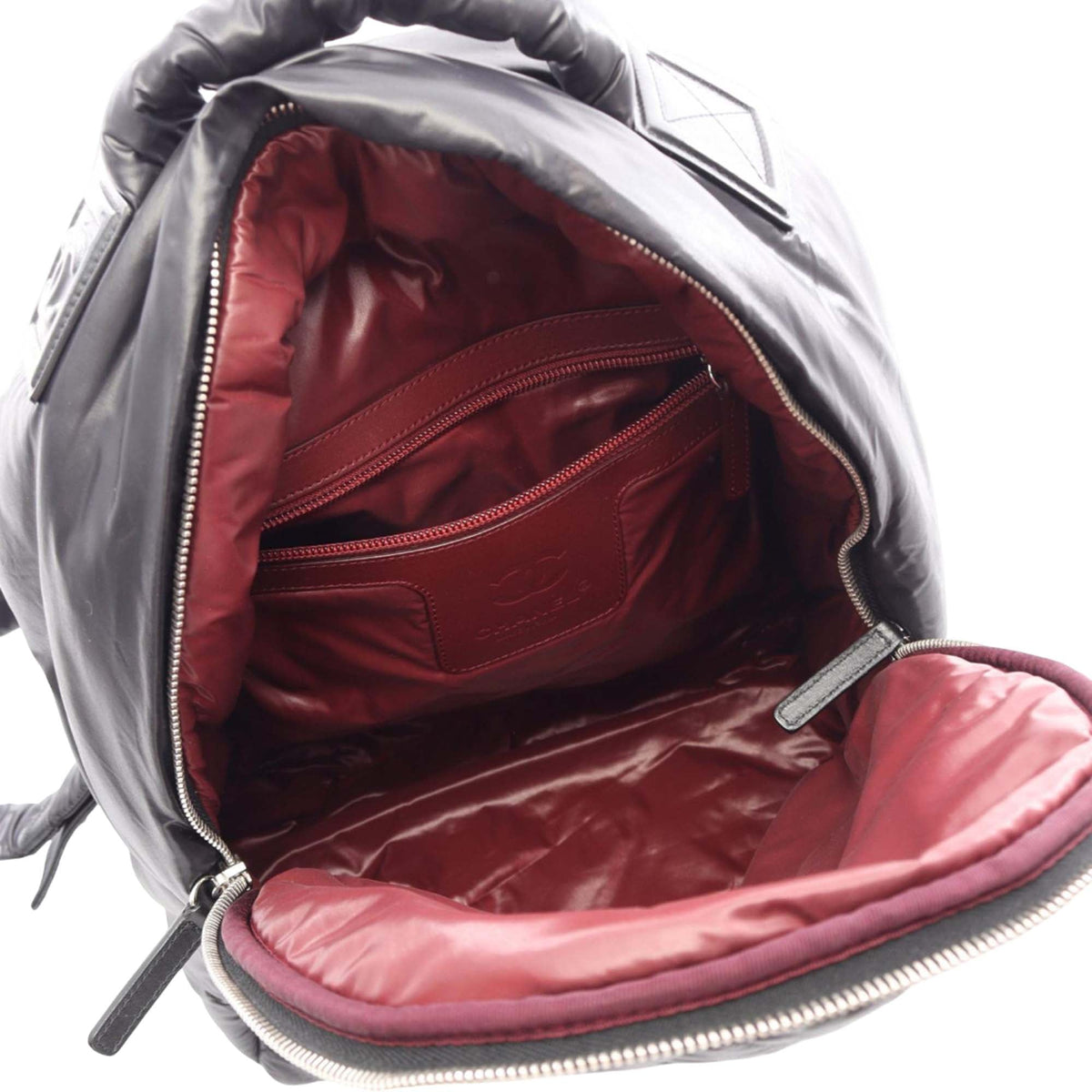 Chanel Quilted Nylon Coco Cocoon Backpack — Black