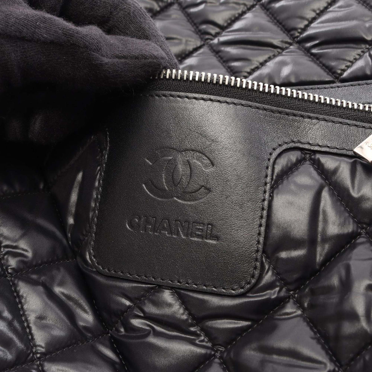 Chanel Quilted Nylon Coco Cocoon Backpack — Black