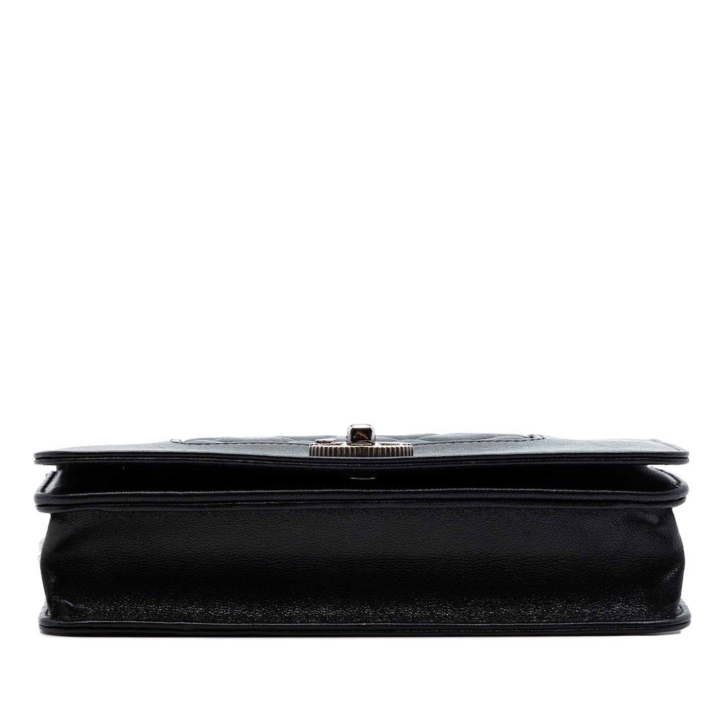 Chanel Quilted Sheepskin Mademoiselle Wallet on Chain