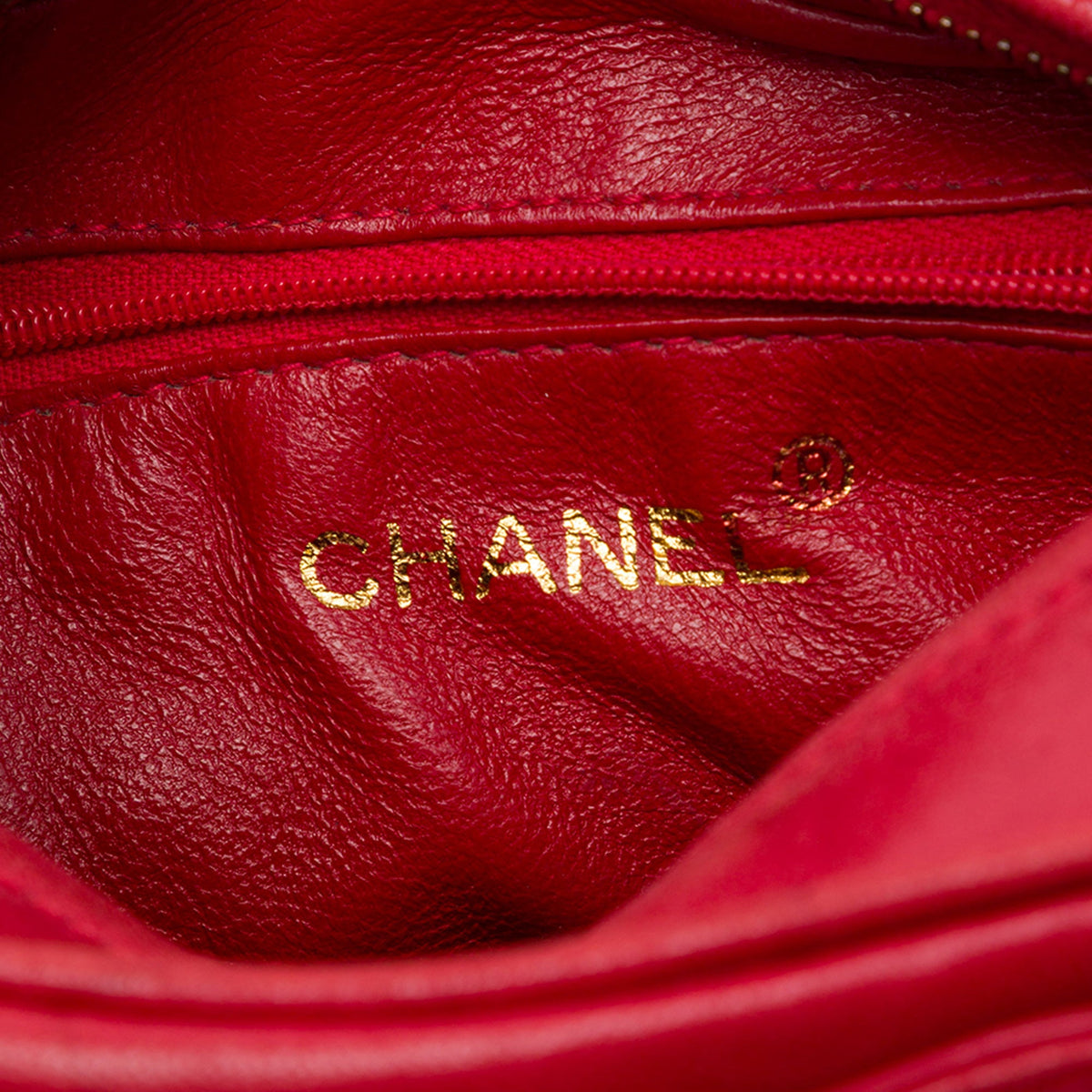 Chanel Triple CC Lambskin Tassel Chain Camera Bag