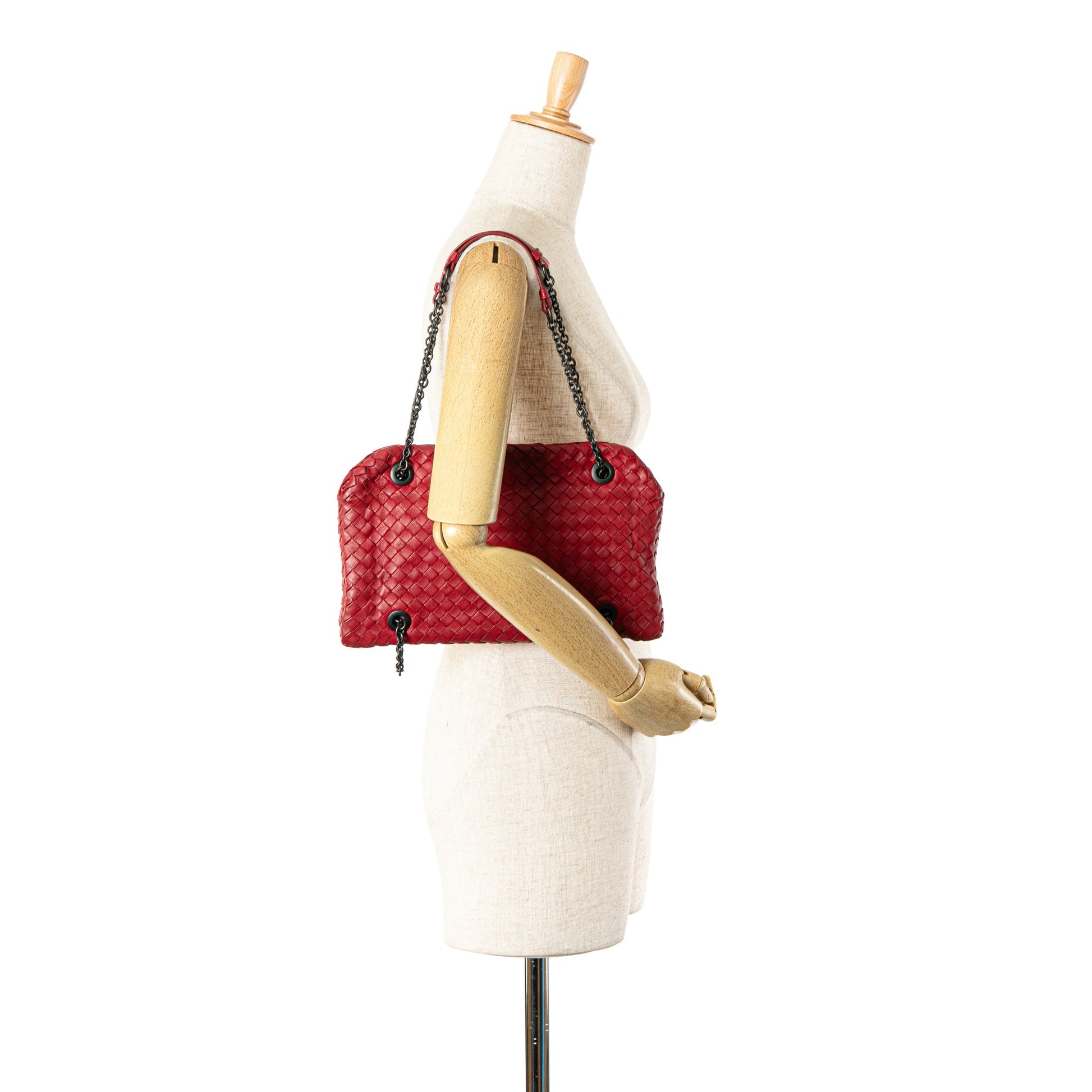 Bottega Veneta Nappa Intrecciato Duo Shoulder Bag