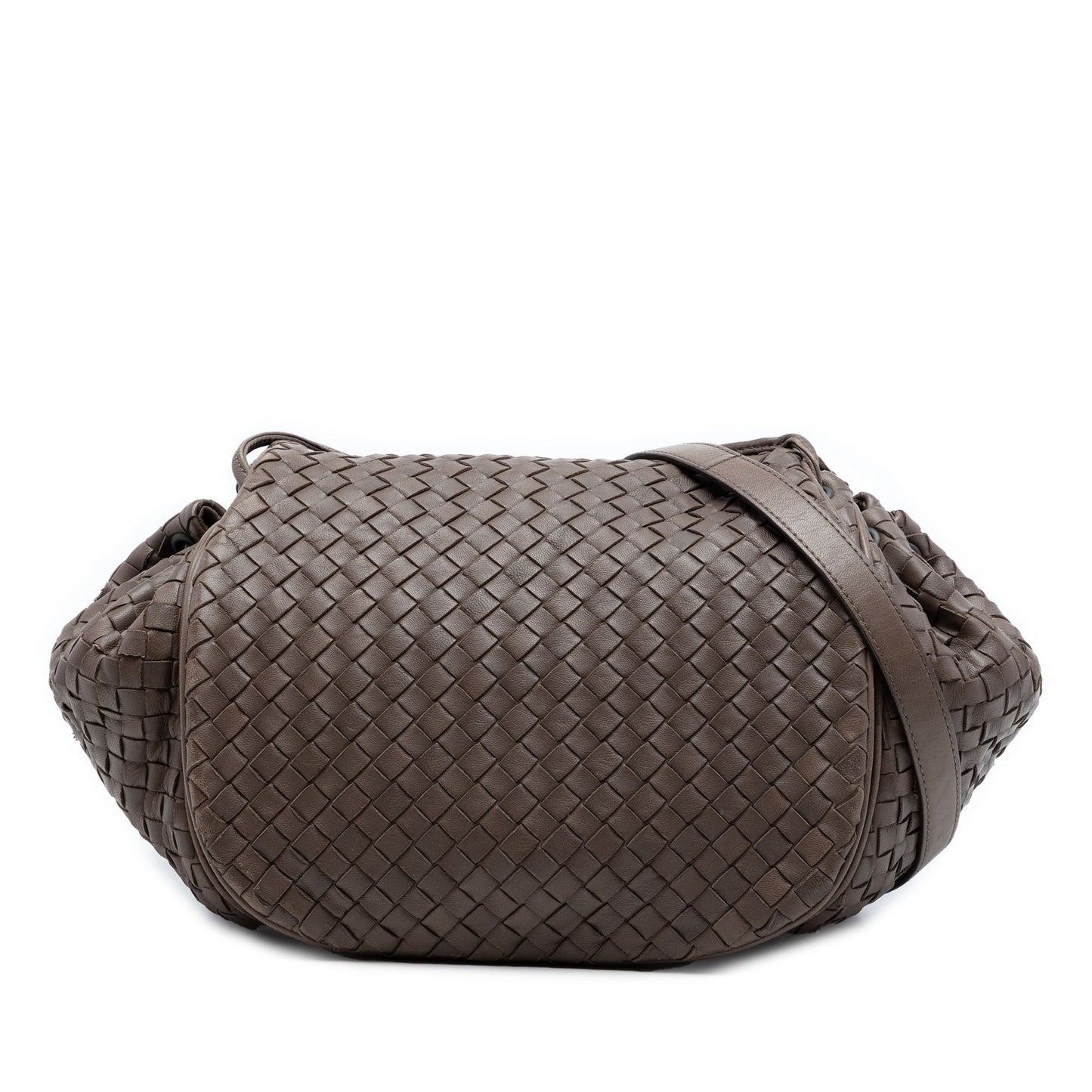 Bottega Veneta Nappa Intrecciato Flap Crossbody