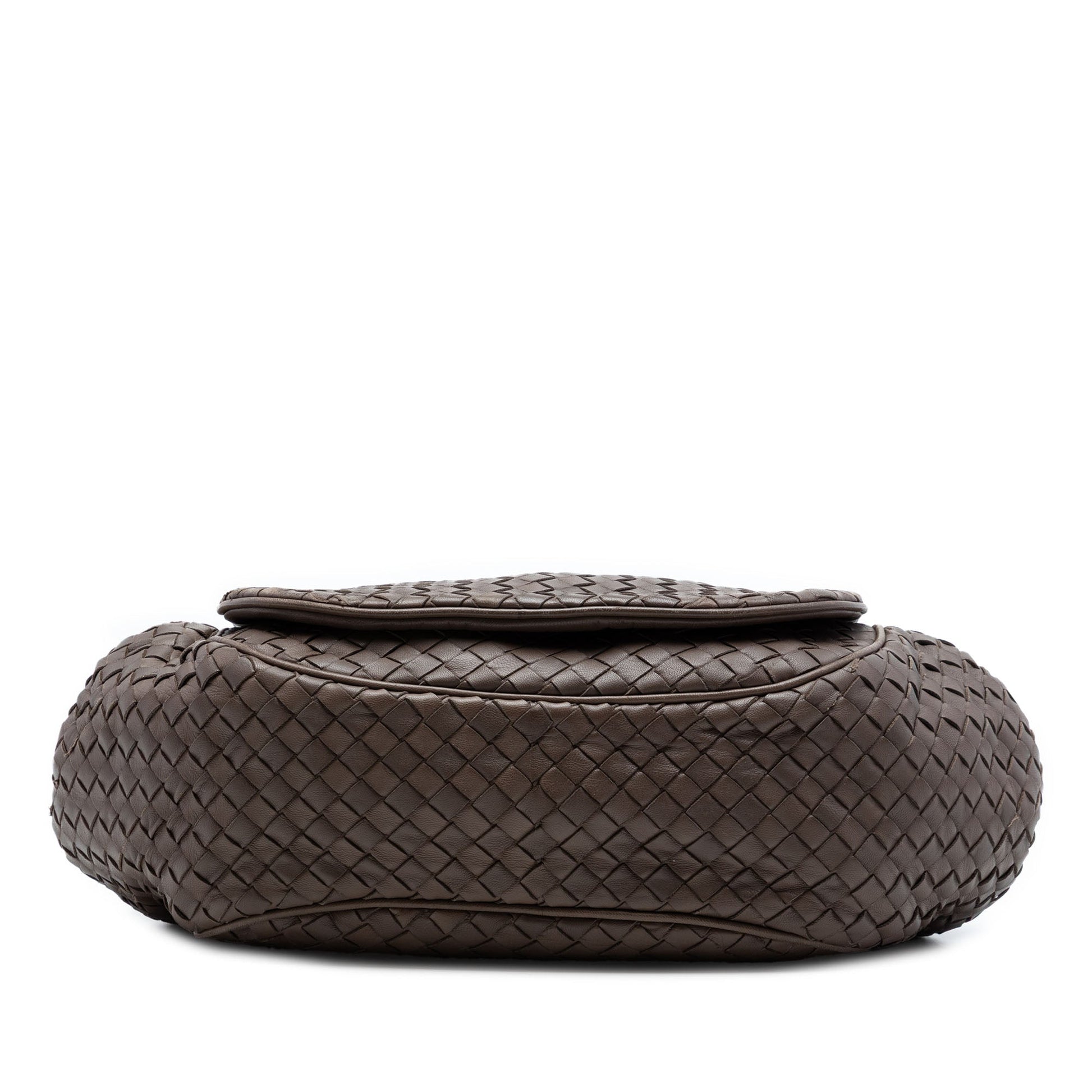 Bottega Veneta Nappa Intrecciato Flap Crossbody