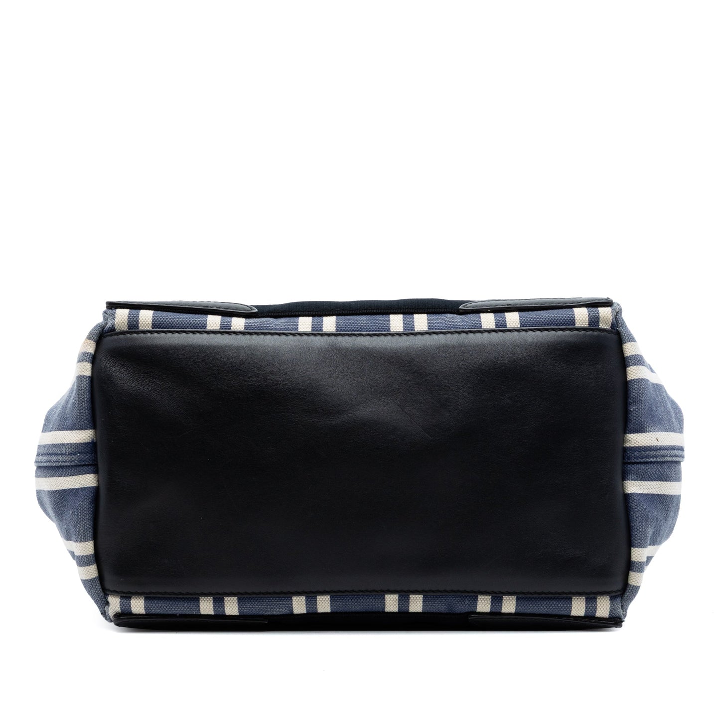 Balenciaga Canvas Striped Navy Cabas S