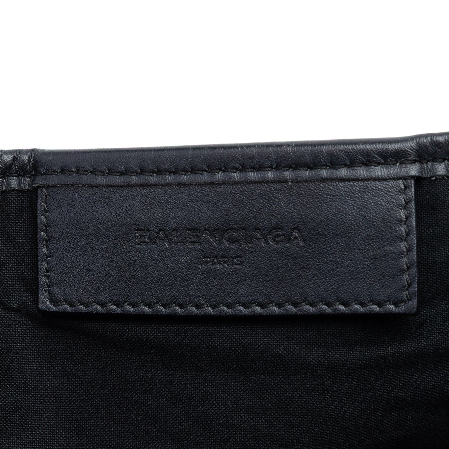 Balenciaga Canvas Striped Navy Cabas S