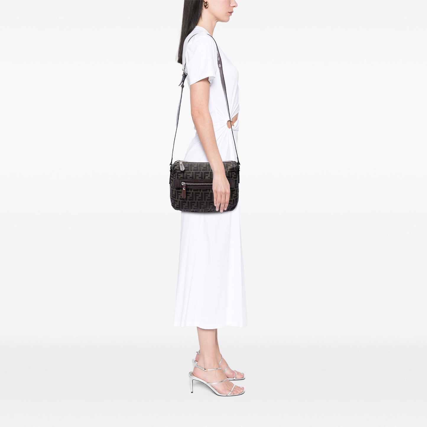 Fendi Zucca Canvas Crossbody