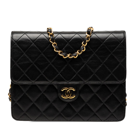 Chanel Small CC Quilted Lambskin Single Flap