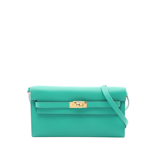 Hermès Epsom Kelly To Go Wallet — Green