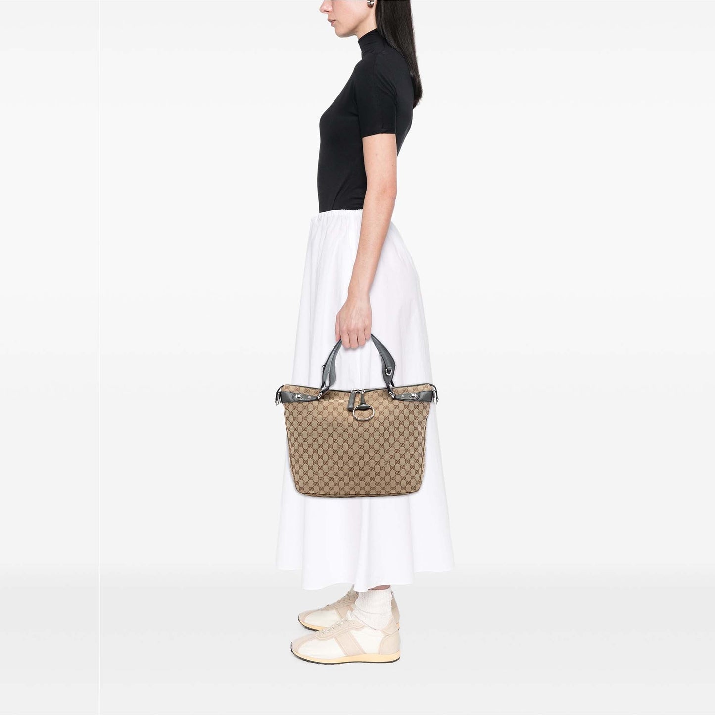 Gucci GG Canvas Icon Bit Satchel