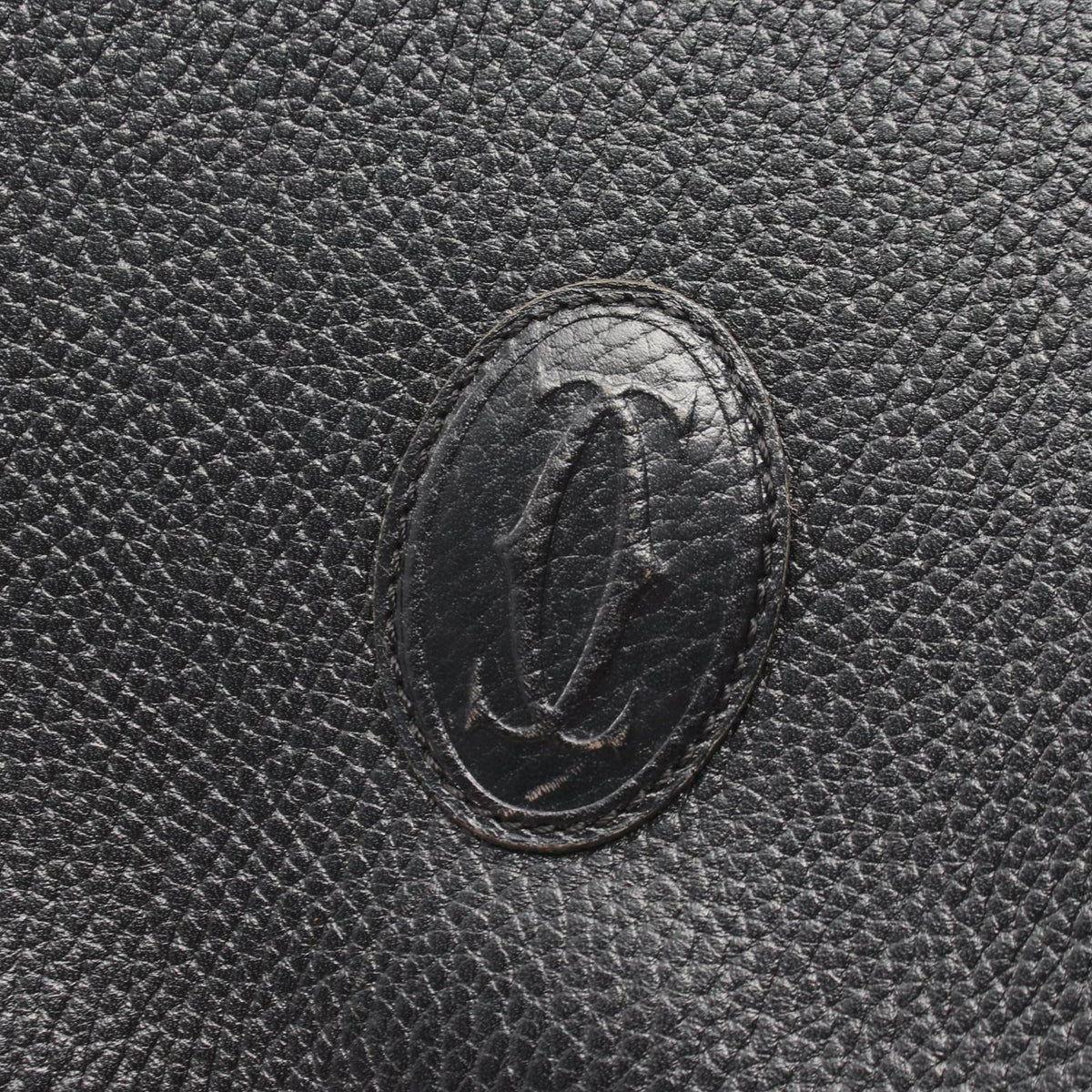 Cartier Leather Must de Cartier Shoulder Bag — Black