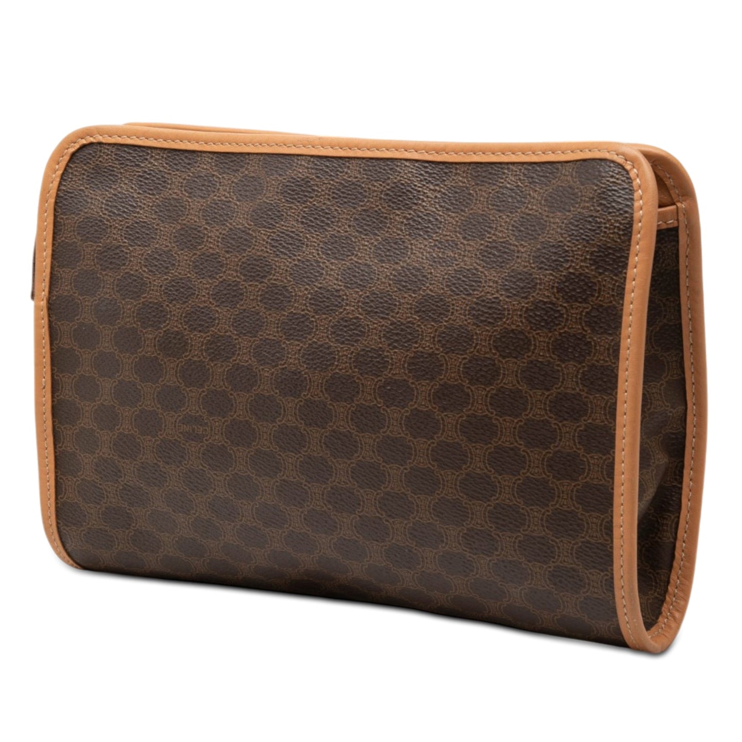 Celine Macadam Coated Canvas Clutch