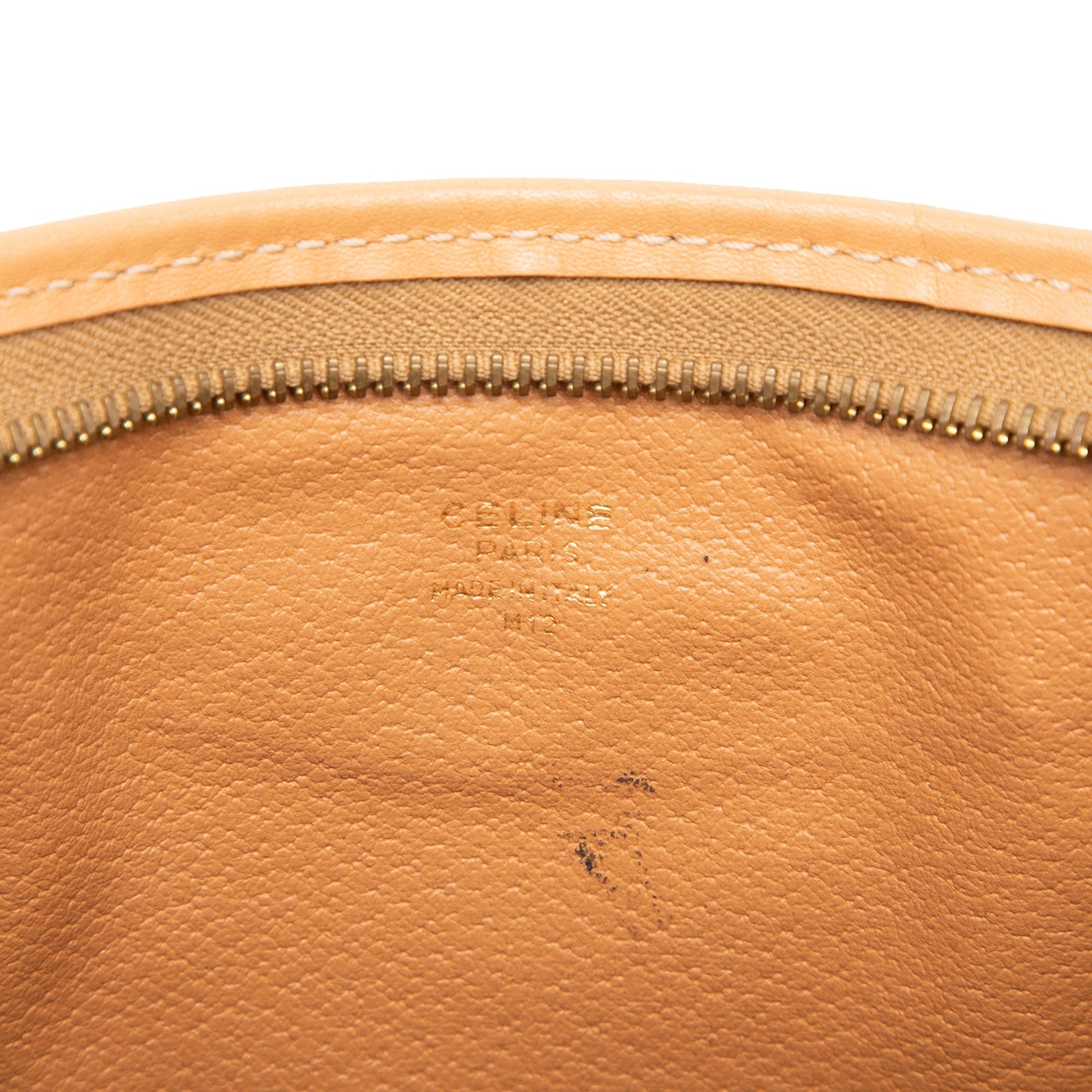 Celine Macadam Coated Canvas Clutch