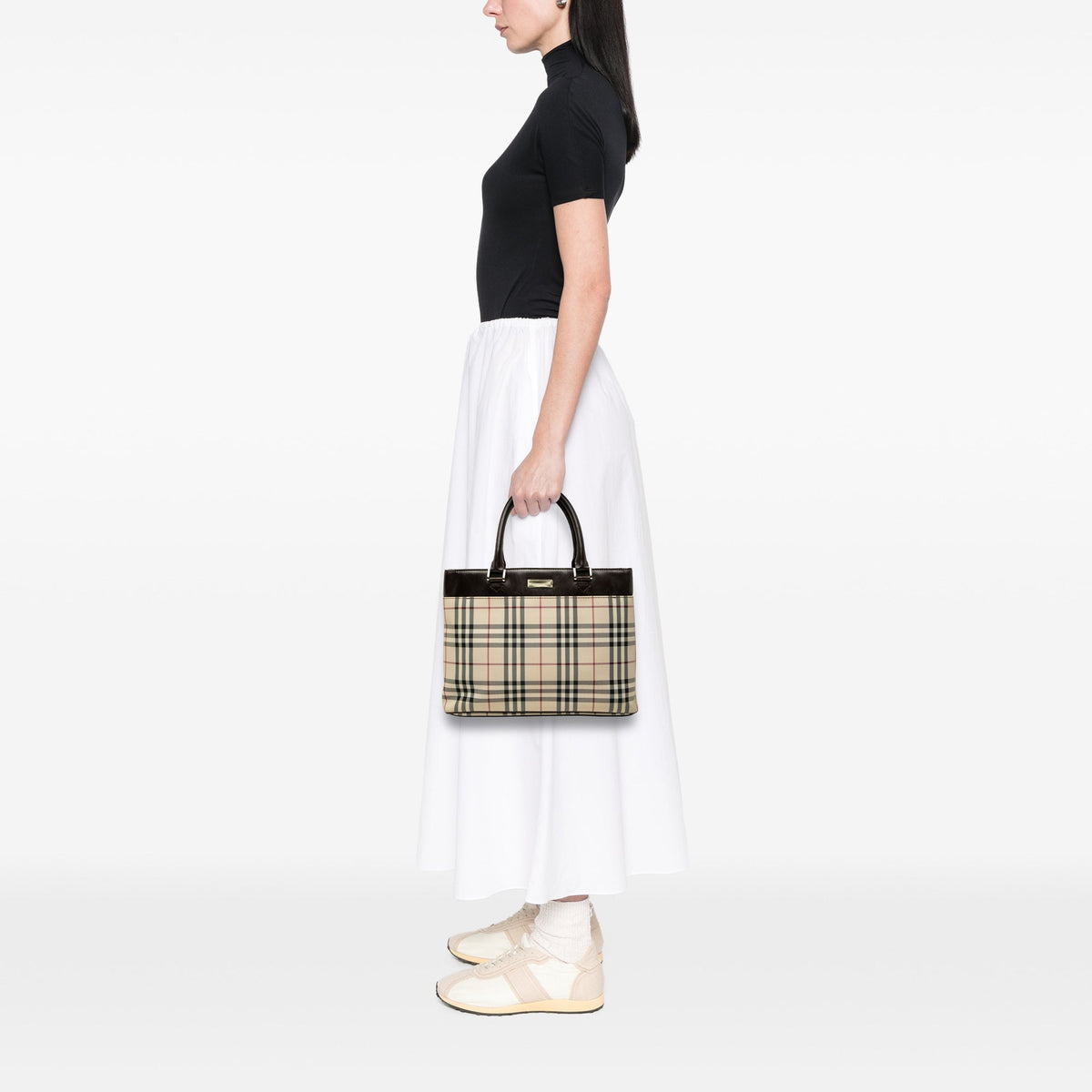 Burberry House Check Canvas Tote