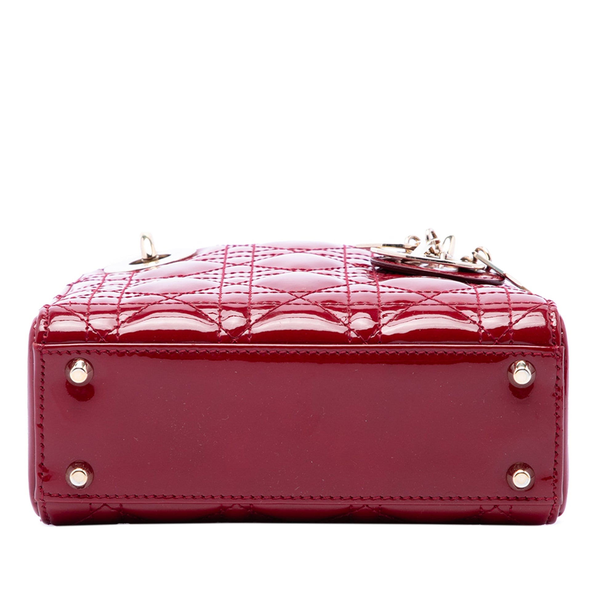 Dior Mini Patent Cannage Lady Dior