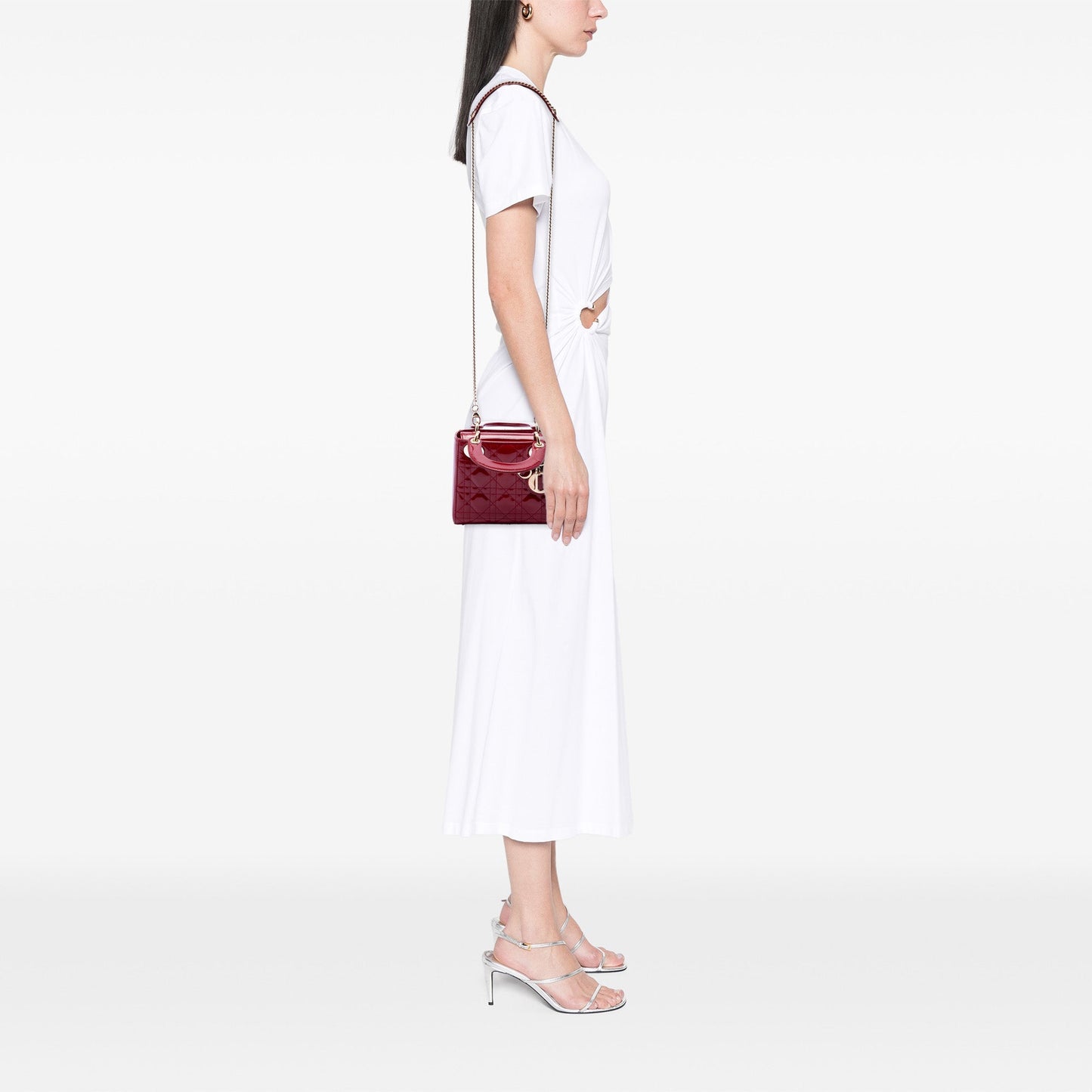 Dior Mini Patent Cannage Lady Dior