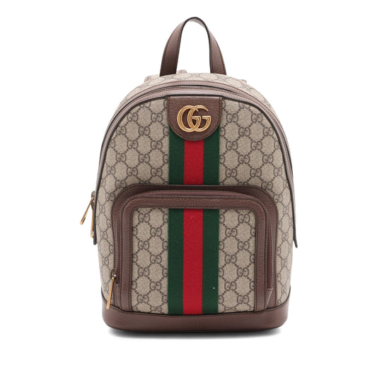 Gucci Small GG Supreme Web Ophidia Backpack
