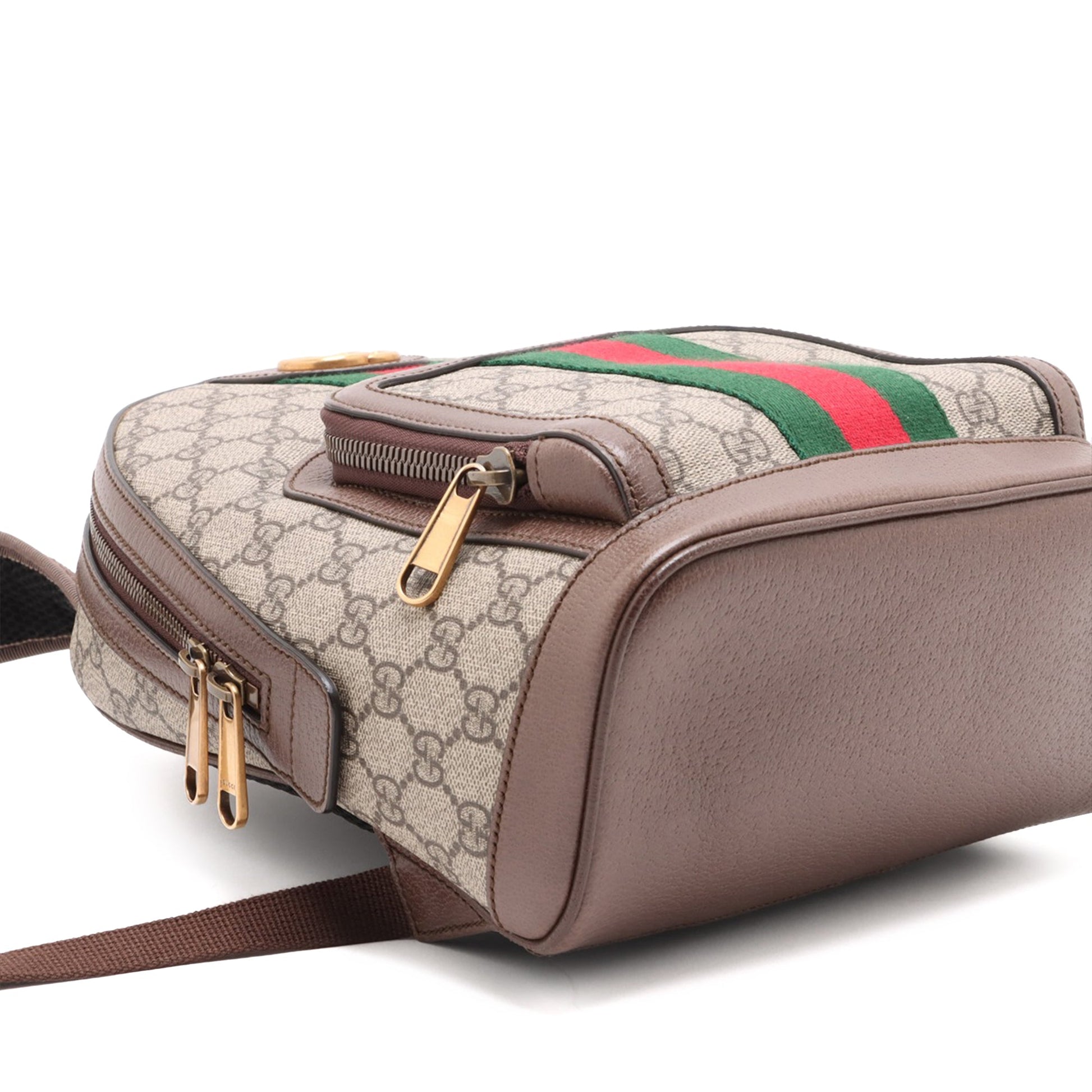 Gucci Small GG Supreme Web Ophidia Backpack