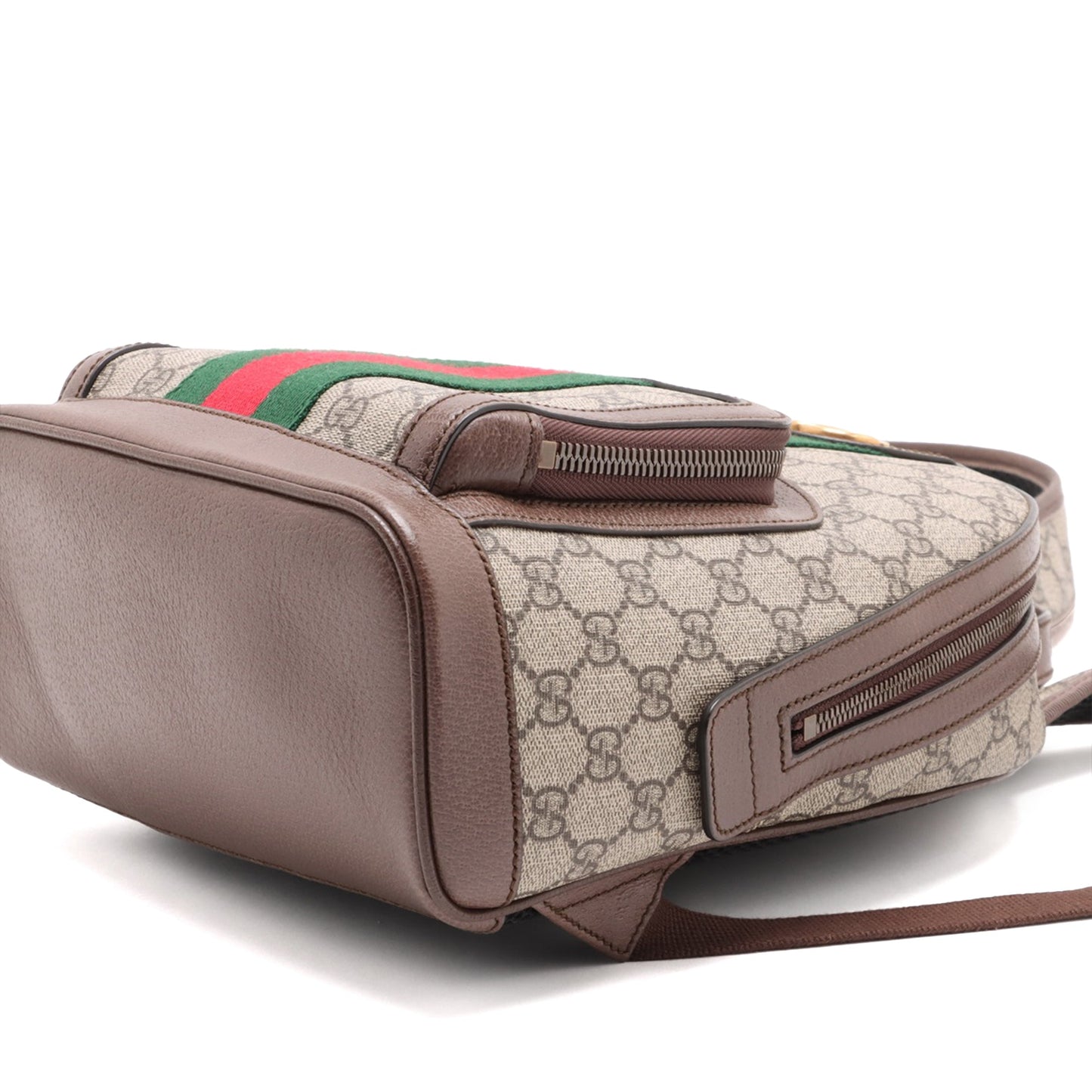 Gucci Small GG Supreme Web Ophidia Backpack