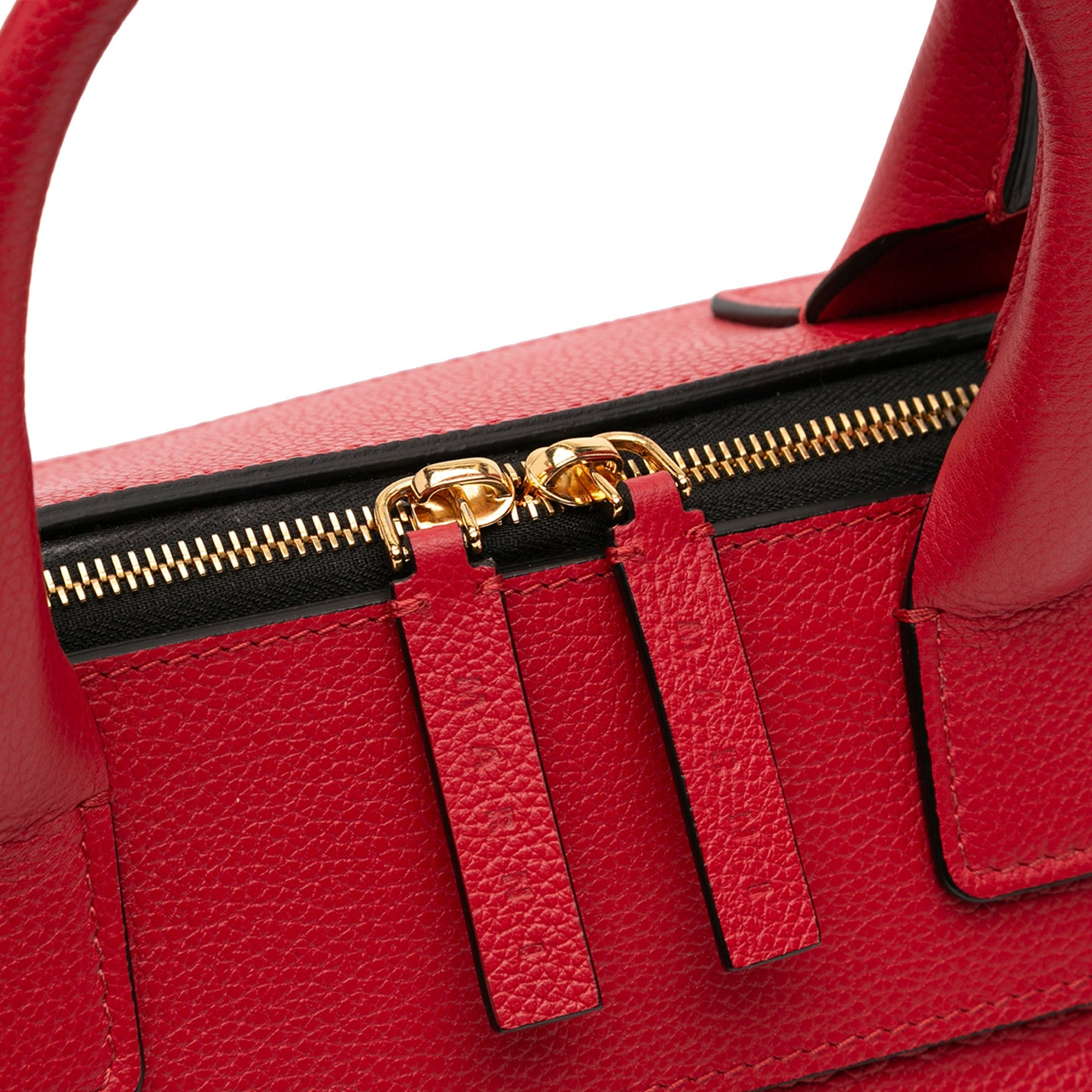 Marni Leather Top Handle Zip Satchel