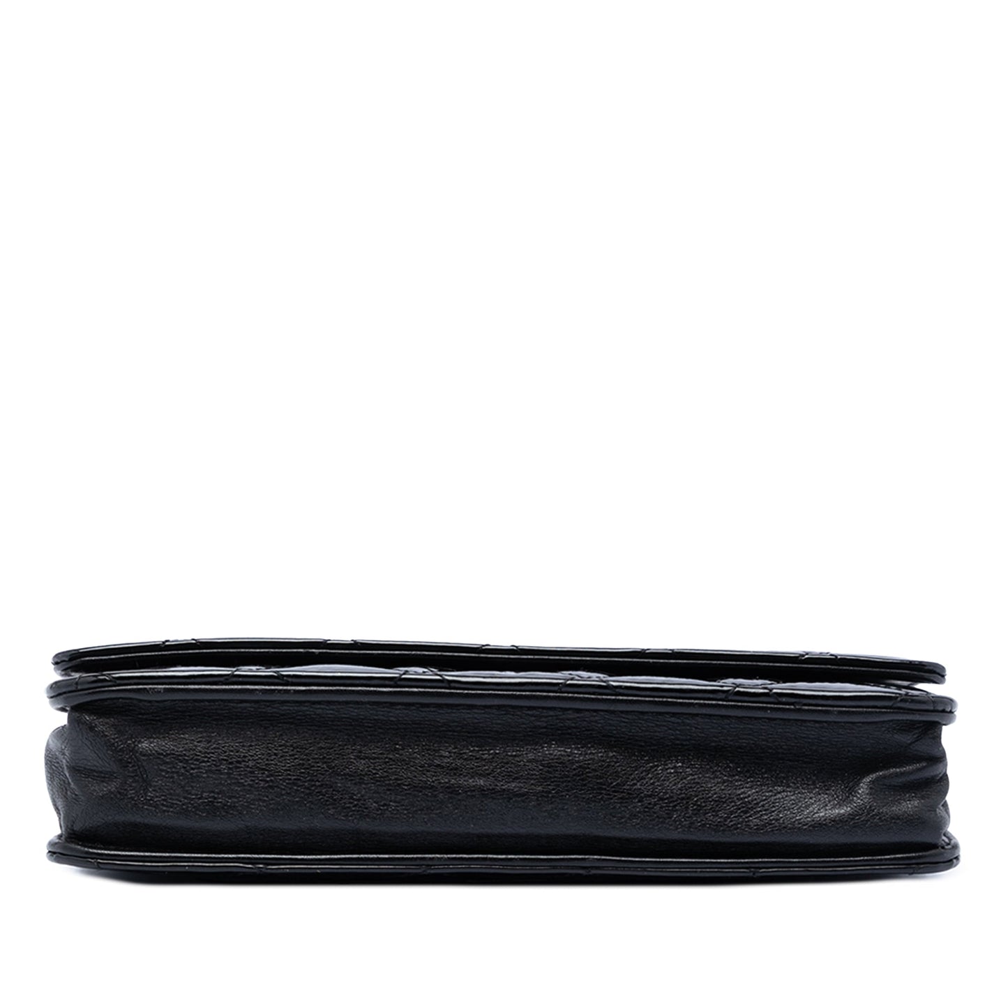 Chanel CC Quilted Patent Wallet On Chain
