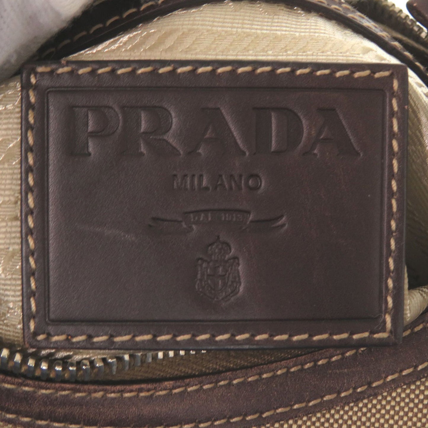 Prada Canapa Logo Shoulder Bag