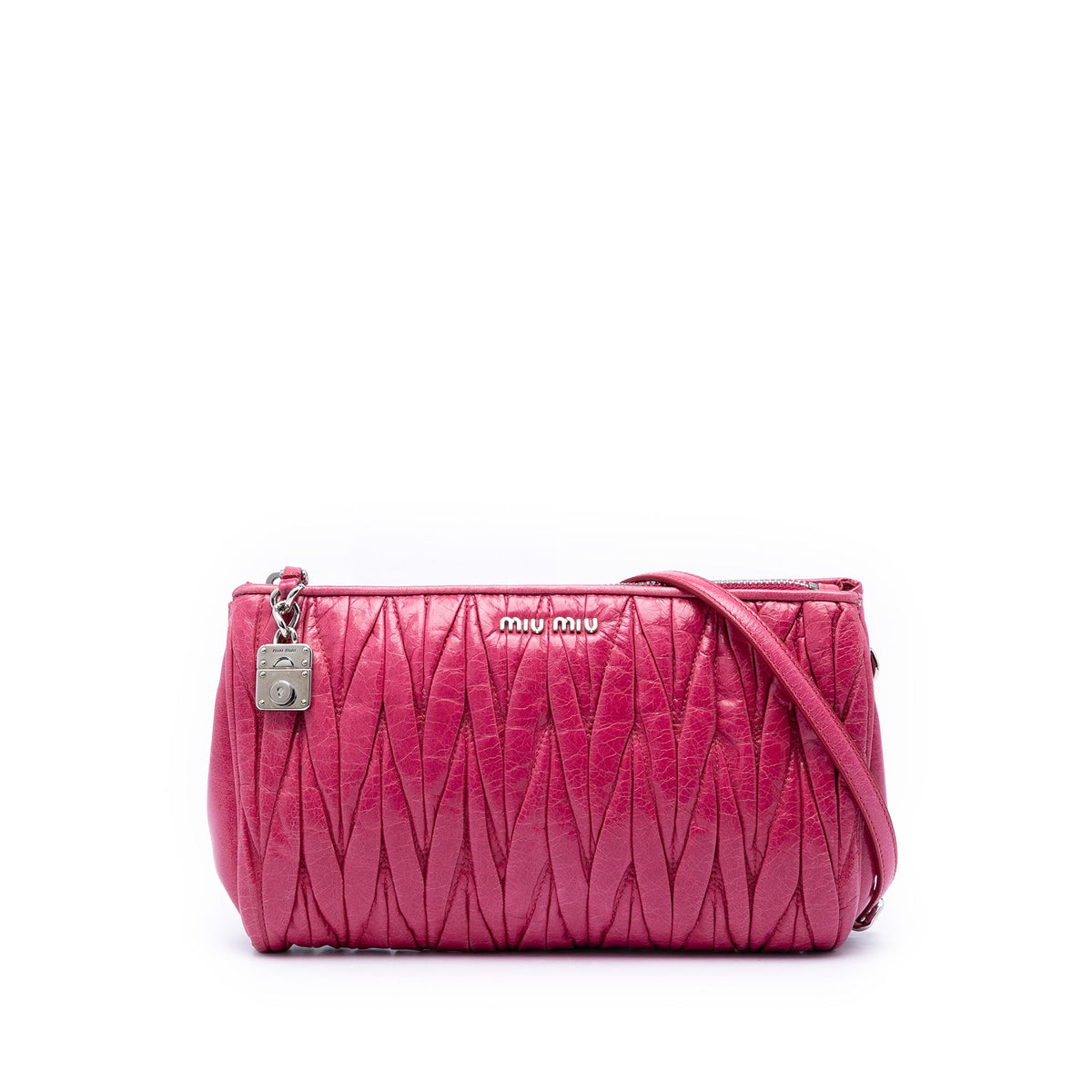 Miu Miu Matelasse Nappa Chain Crossbody