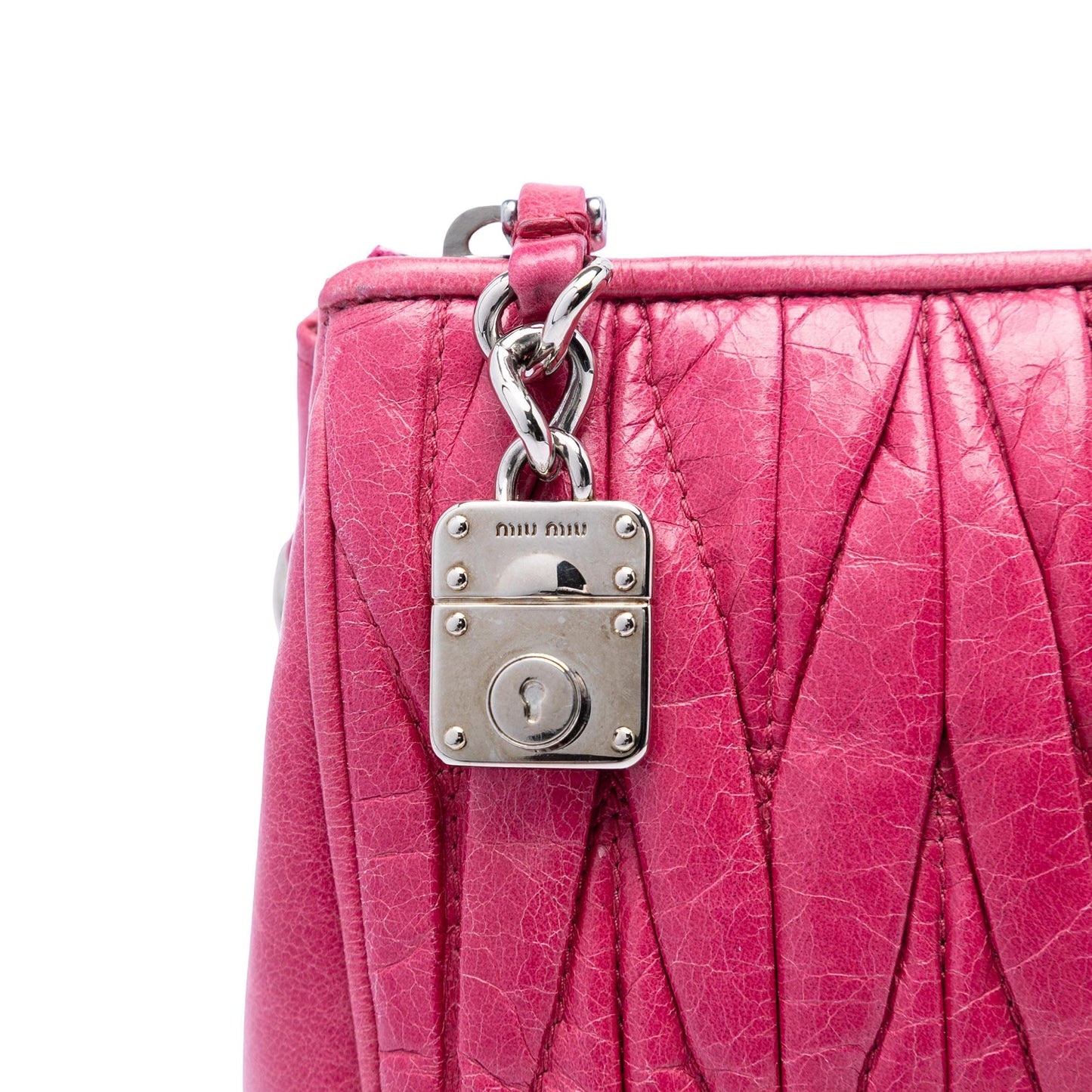 Miu Miu Matelasse Nappa Chain Crossbody