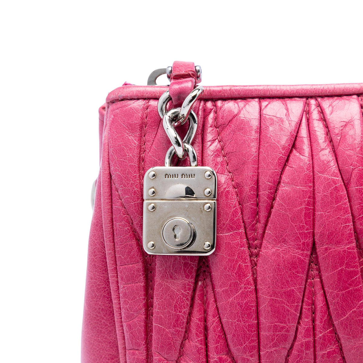 Miu Miu Matelasse Nappa Chain Crossbody