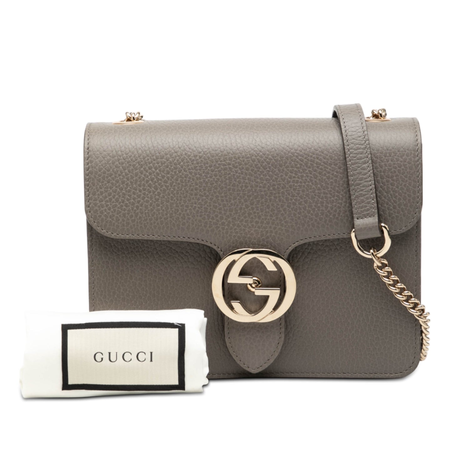 Gucci Small Dollar Calfskin Interlocking G Crossbody