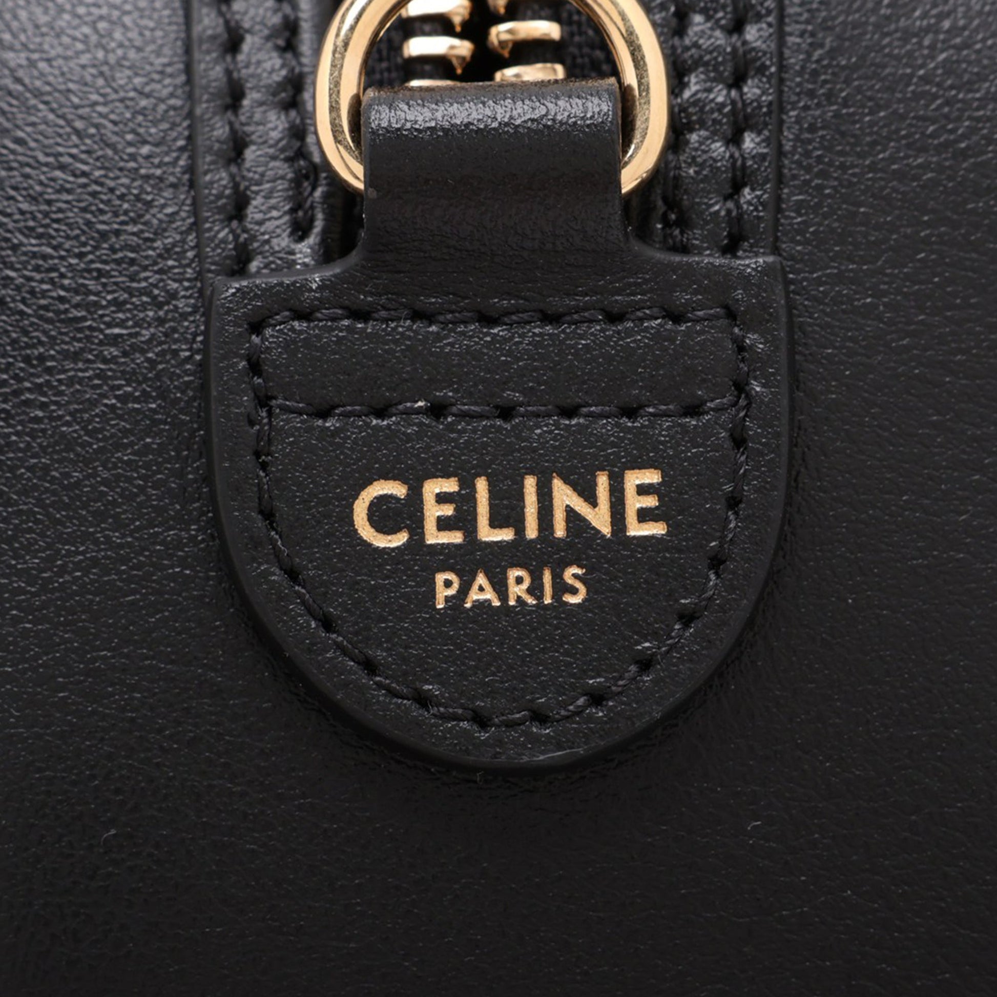Celine Smooth Calfskin Cuir Triomphe Satchel