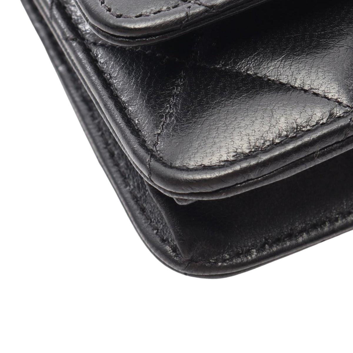 Chanel Quilted Goatskin Punk Essentials Wallet On Chain
